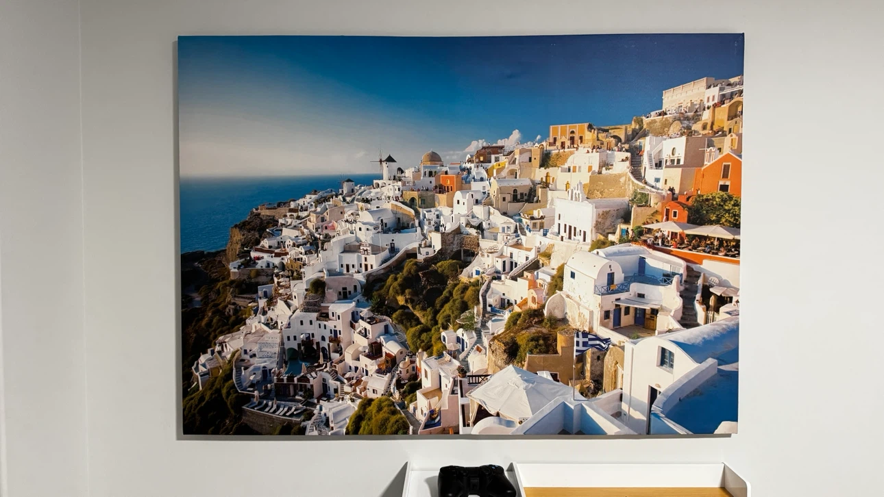 Gorgeous Large Canvas Print of Santorini Greece - photo 3