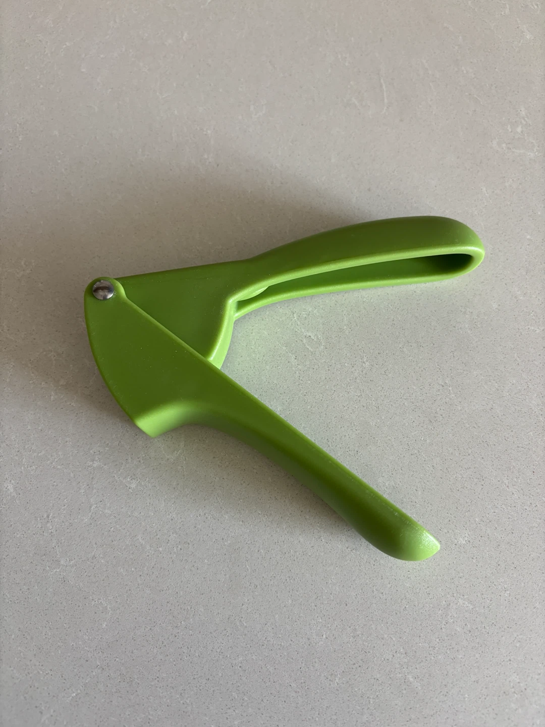 Lime Green Garlic Press