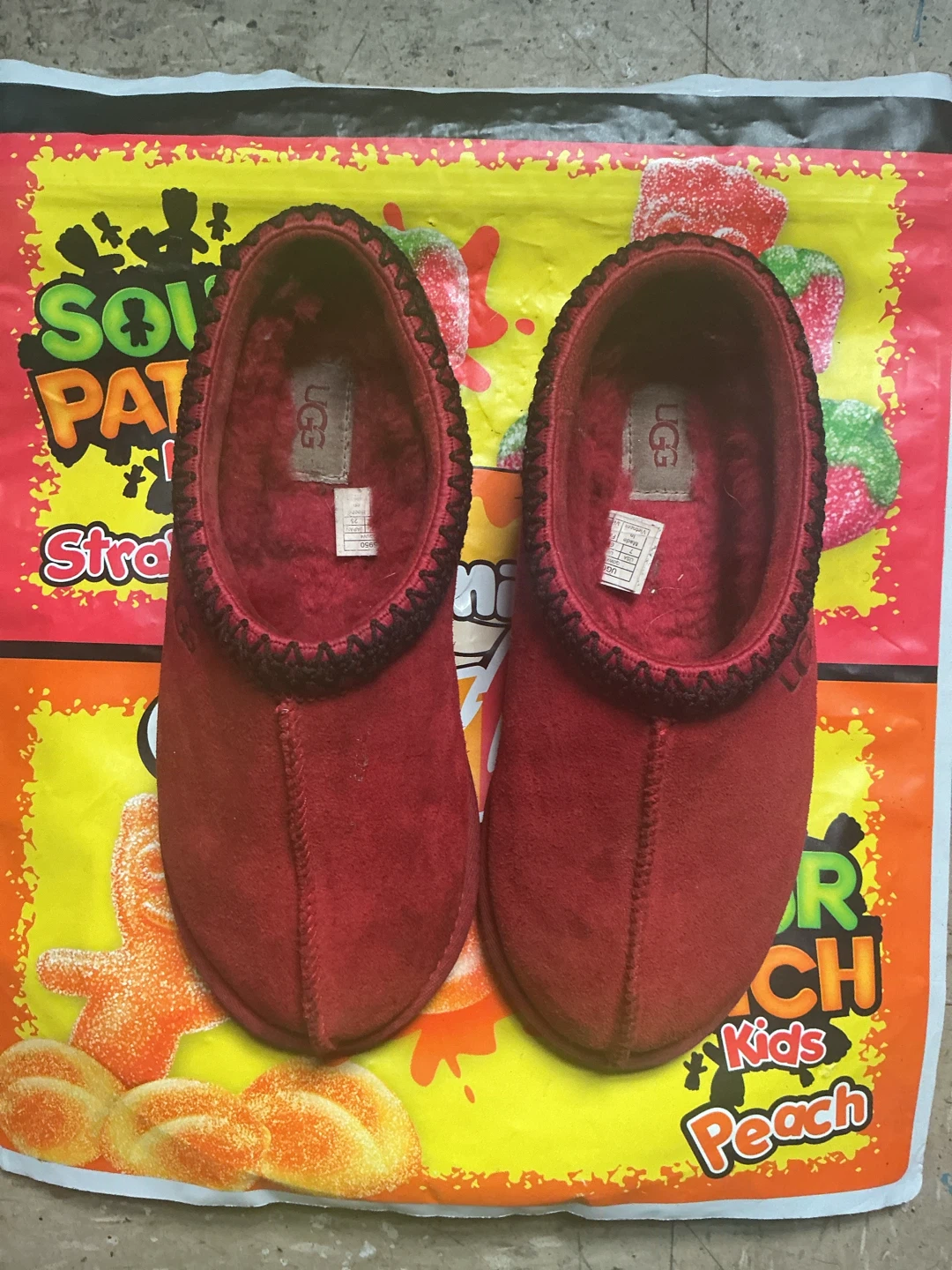 UGG Scuffette Red Suede Slippers - photo 4