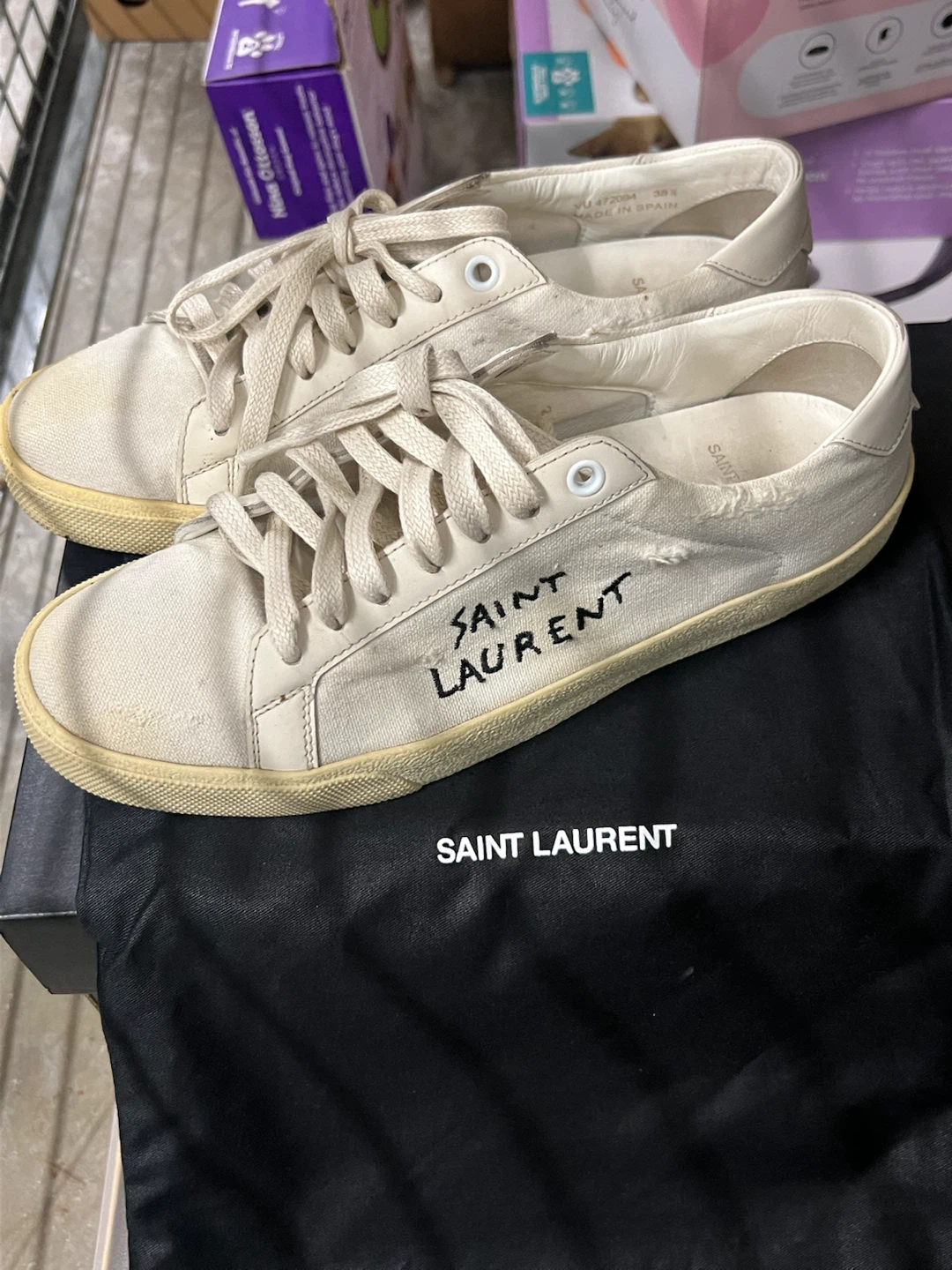 Saint Laurent Canvas Sneakers
