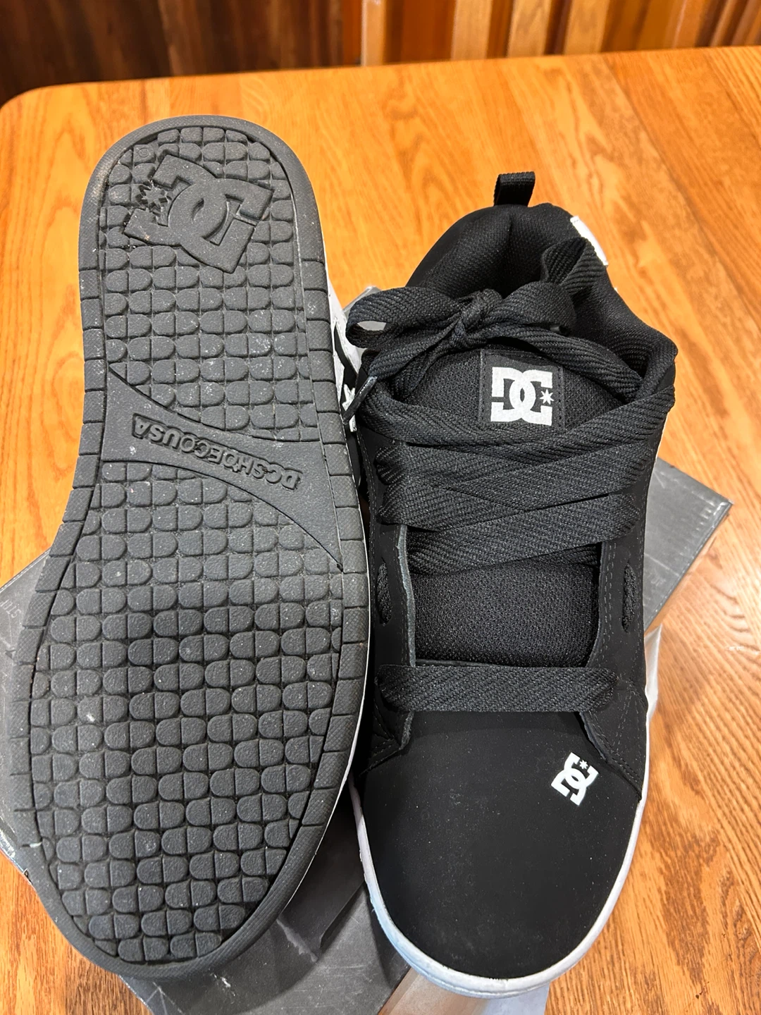 DC Shoes Court Graffik Black White Men's Size 11.5 - photo 3