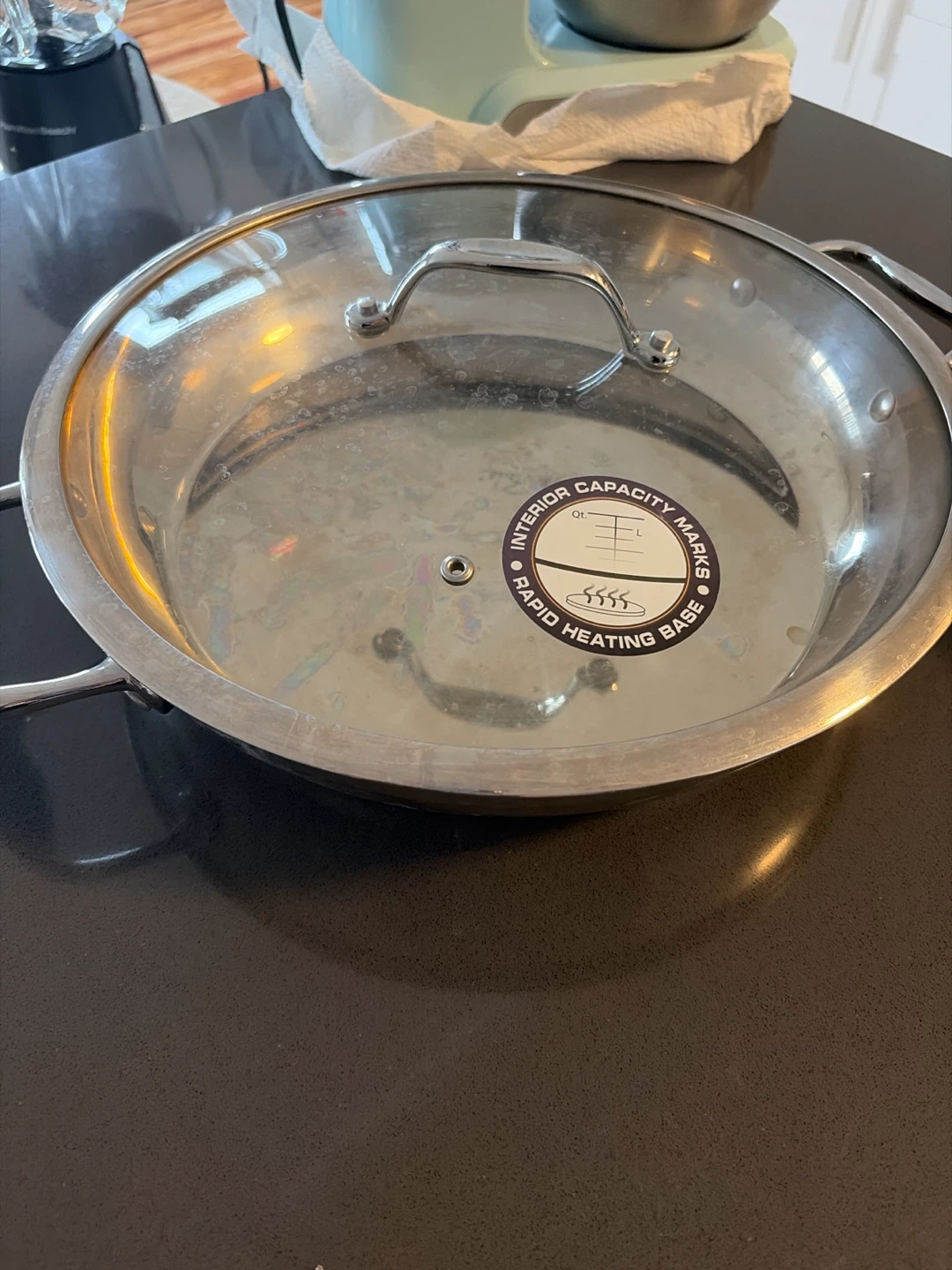 Stainless Pot with Glass Lid