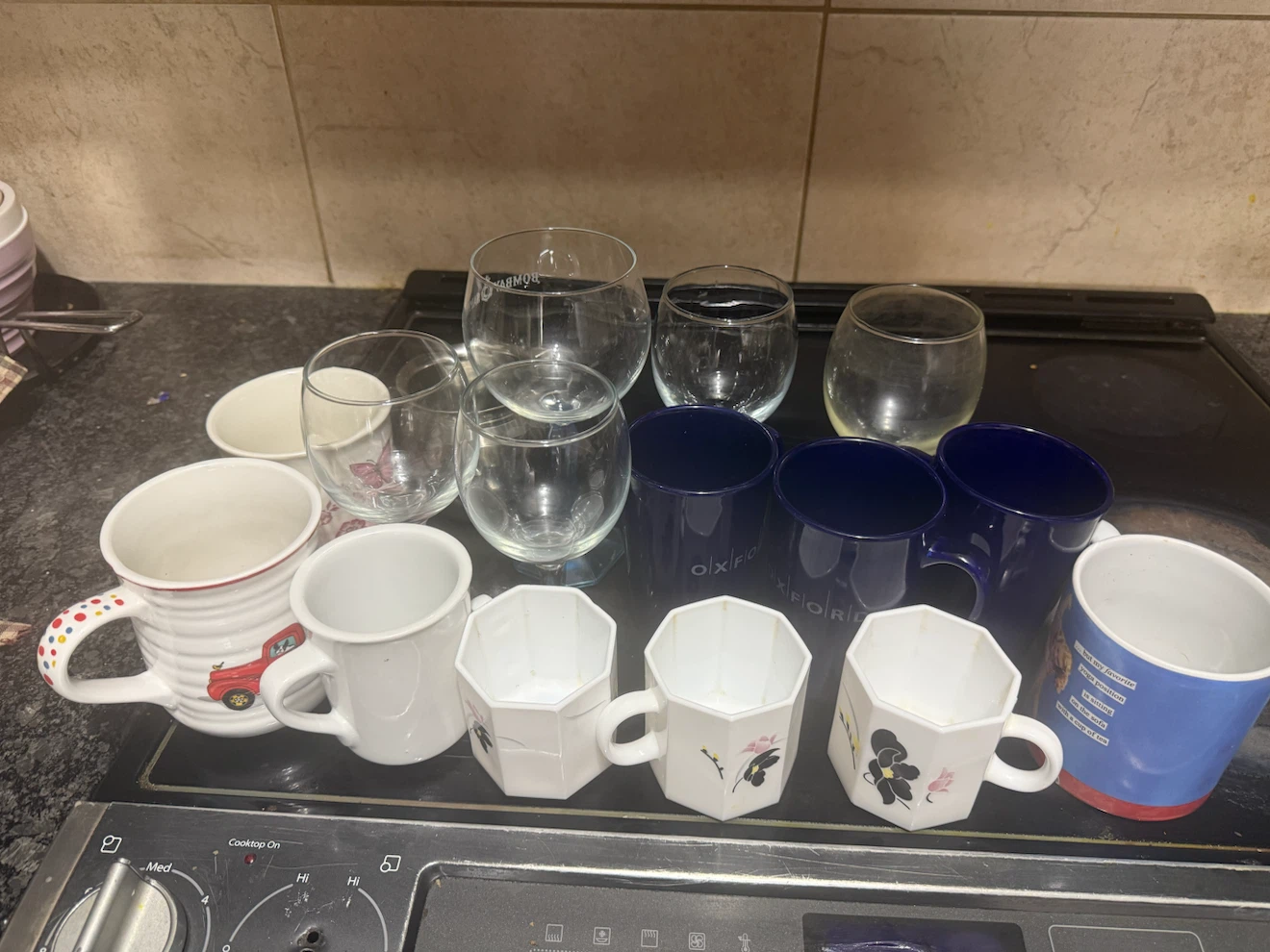 Mixed Lot of Mugs and Glasses