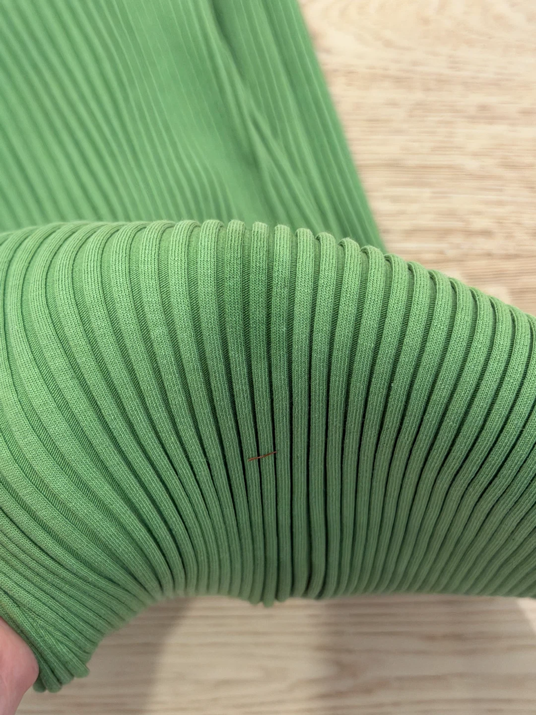 Kotn Ribbed Knit Pants Green Size M - photo 2