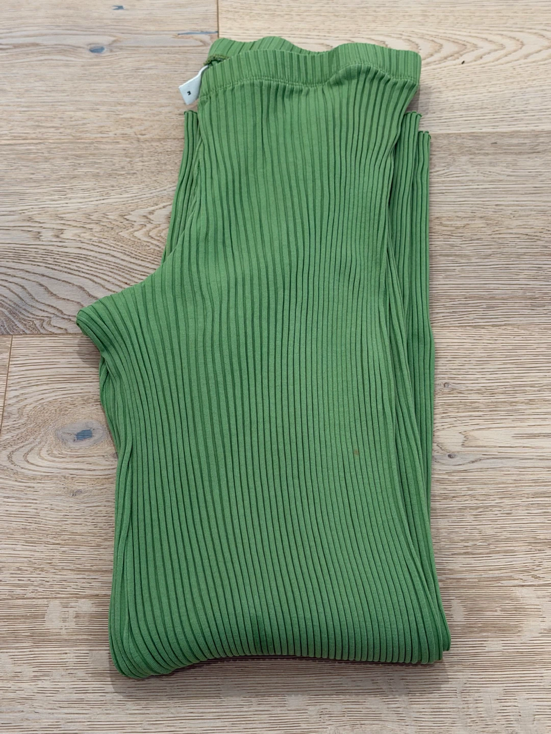 Kotn Ribbed Knit Pants Green Size M - photo 3