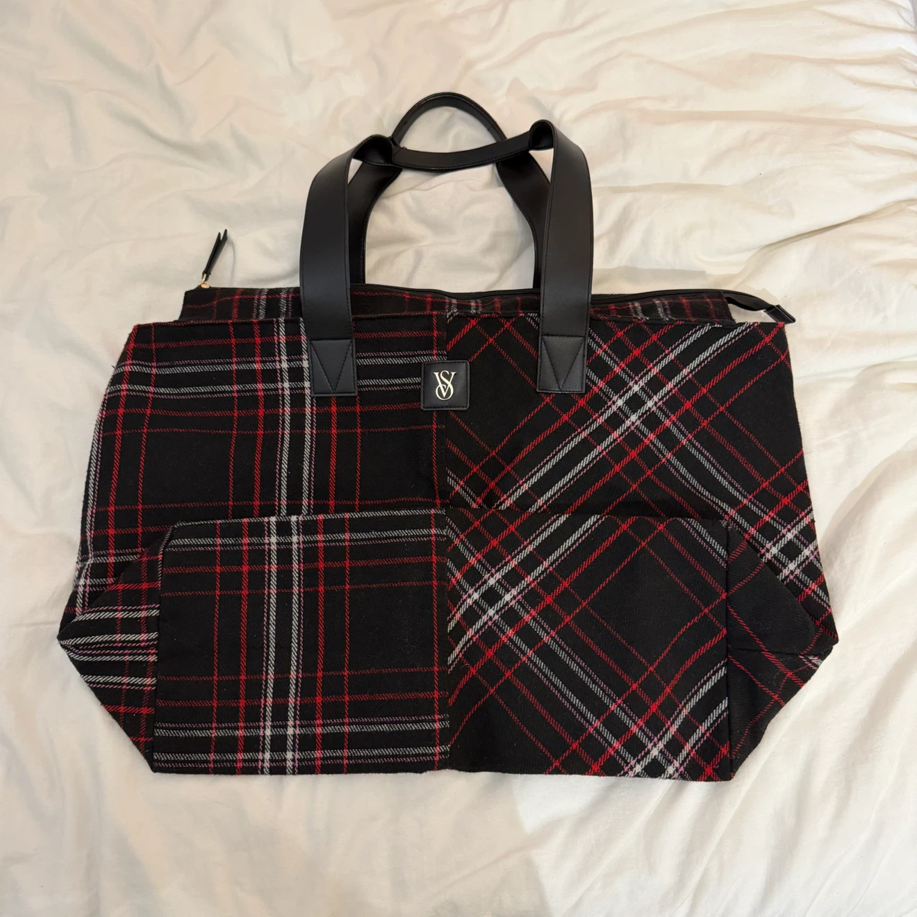 Victoria's Secret Plaid Tote Bag