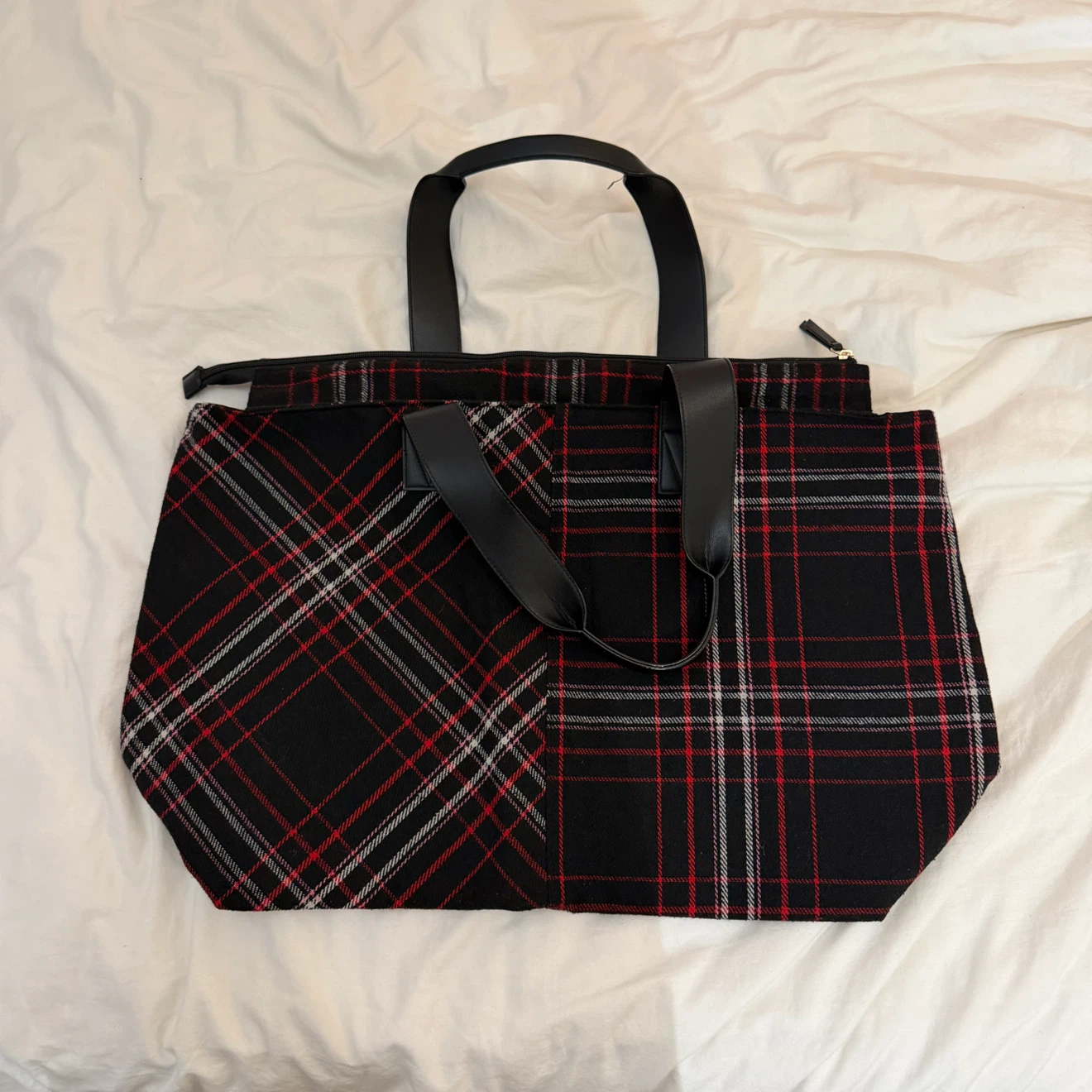 Victoria's Secret Plaid Tote Bag - photo 2
