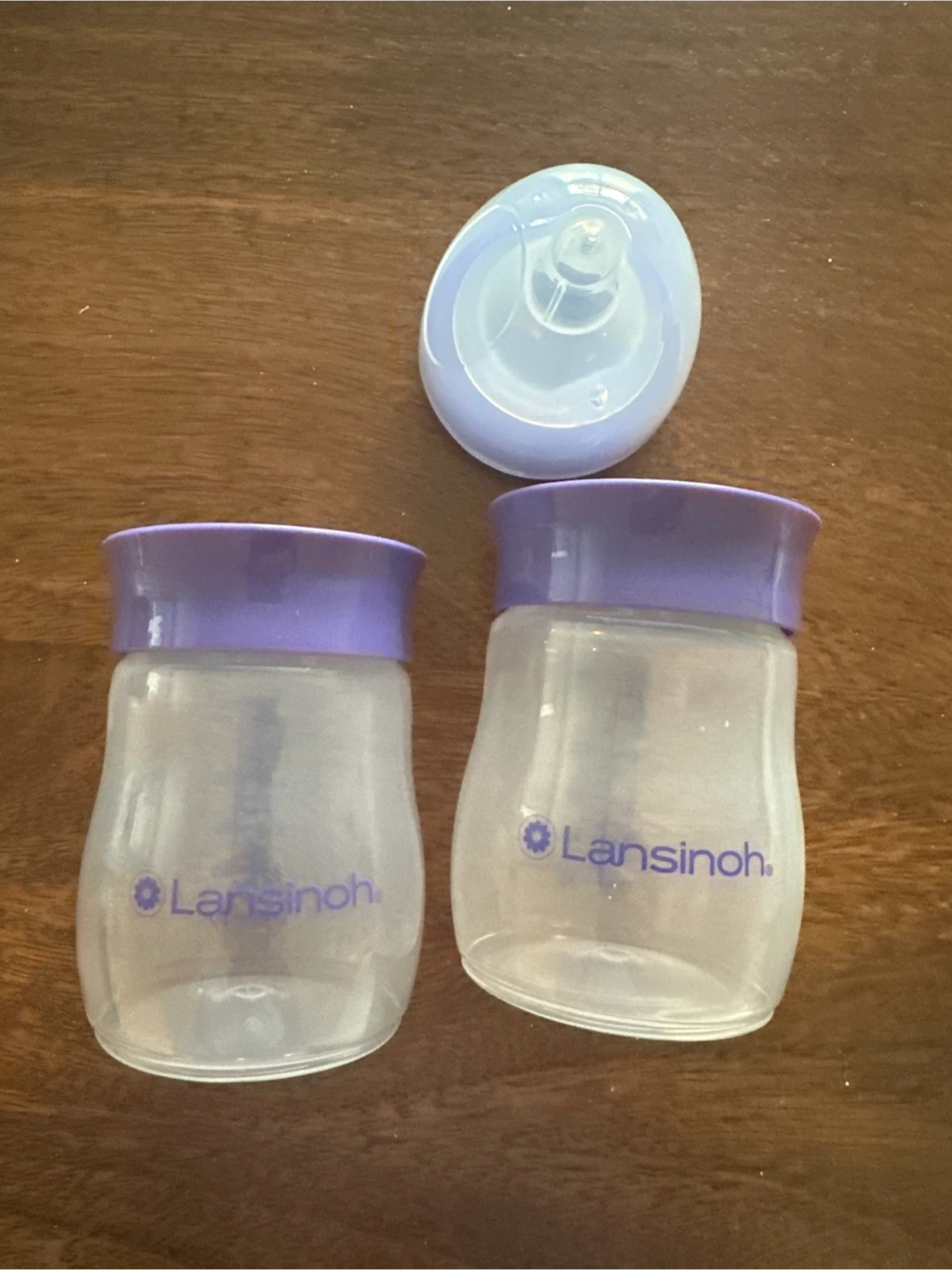 Lansinoh Baby Bottles with Nipple and Cap