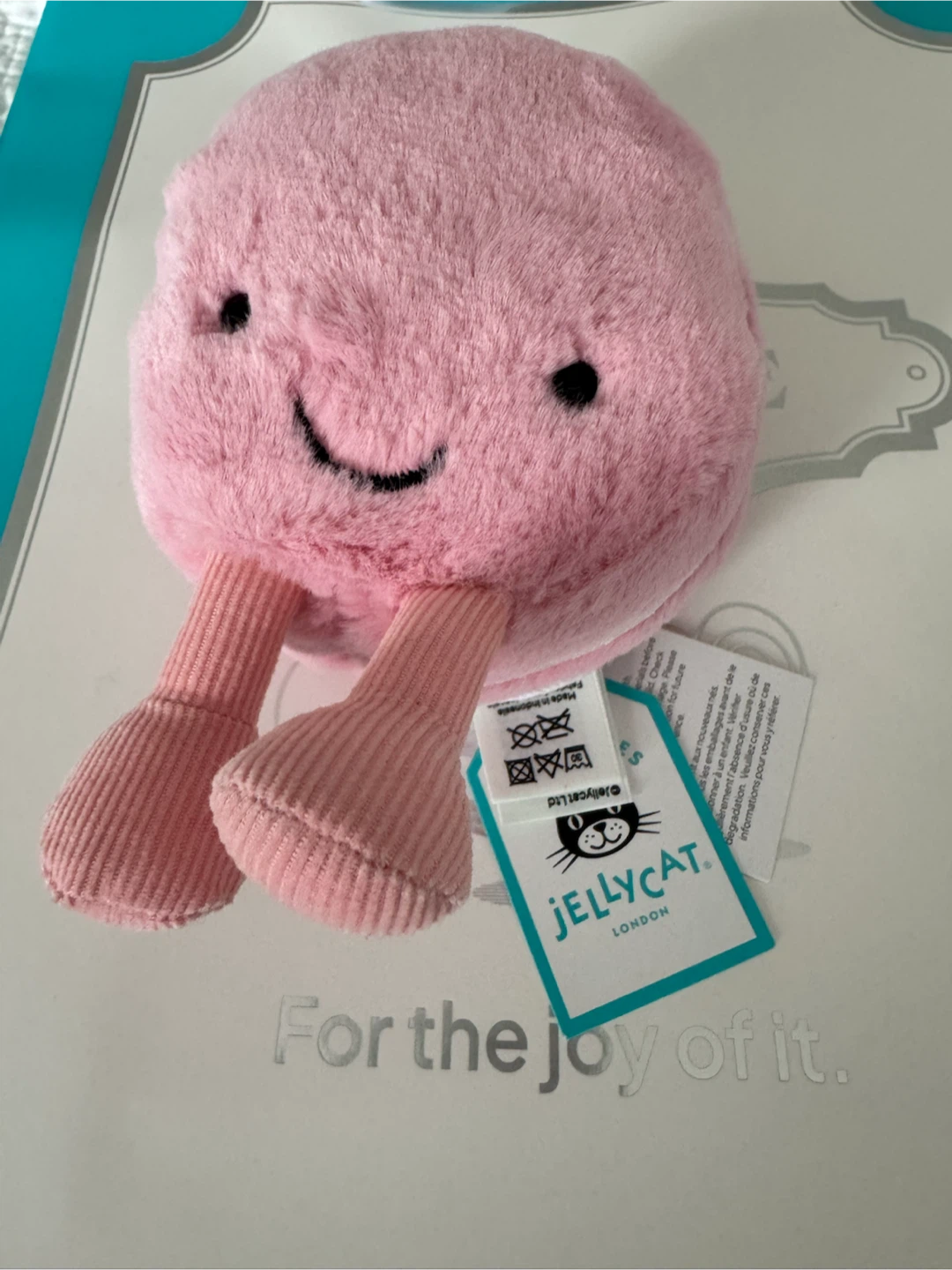 Jellycat macaron plush pink  Toy from Paris nwt - photo 3