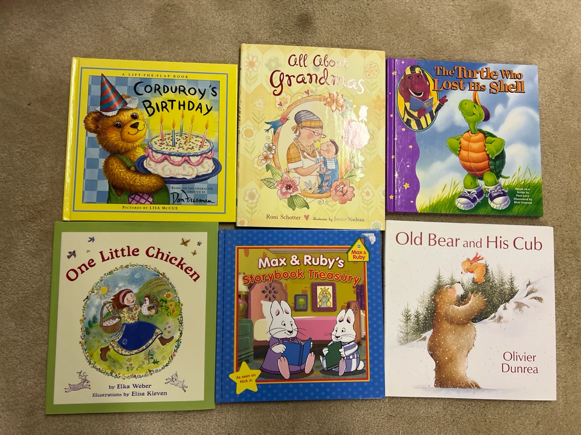 6 kids hard cover NEW books - photo 2