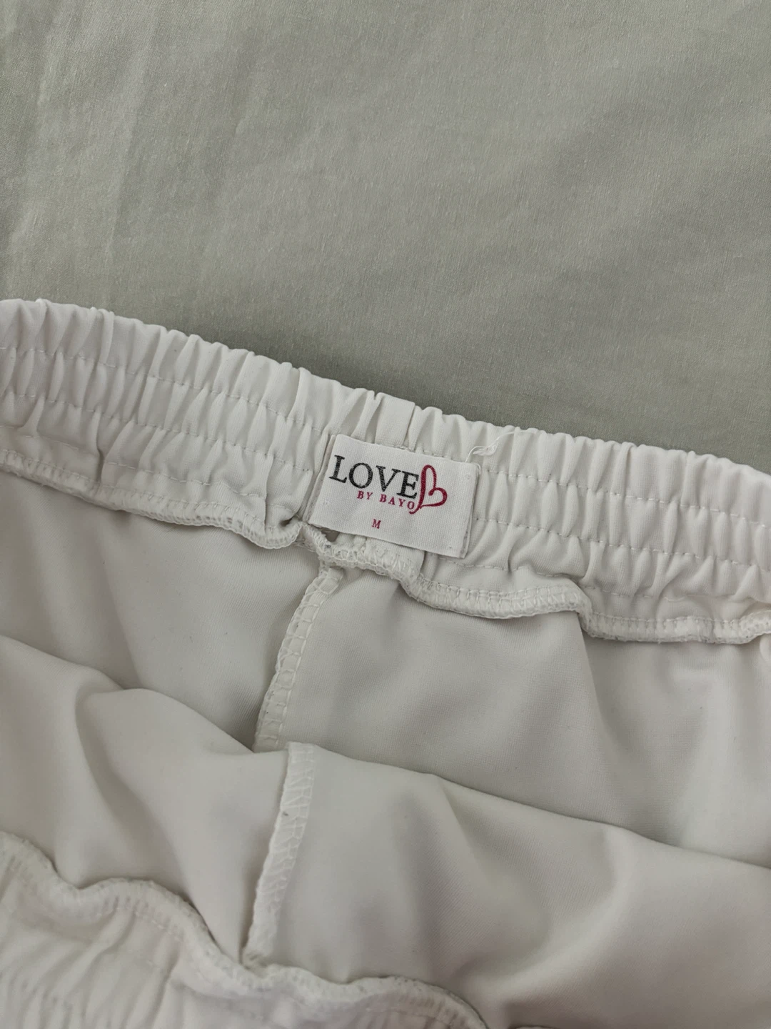 White Lace Overlay Shorts - Love by Bayo - photo 2