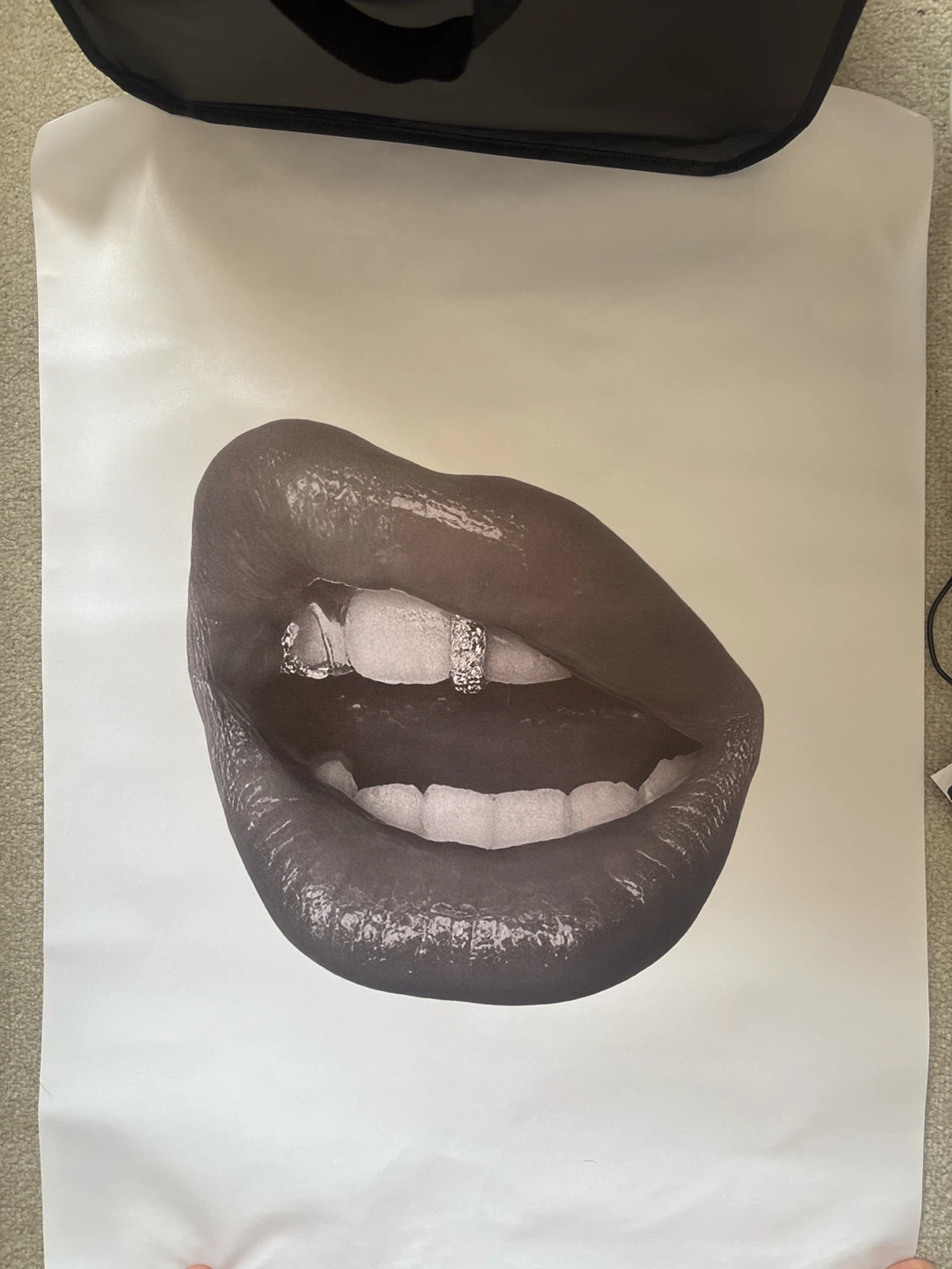 Poster of Lips with Grillz