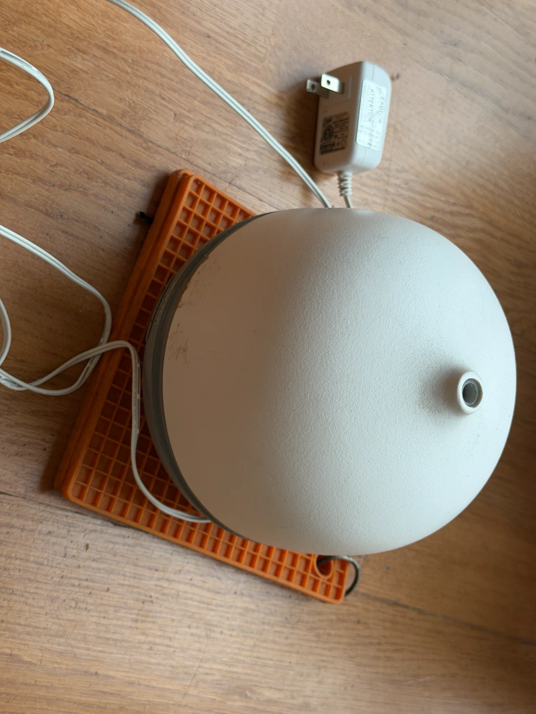 White Diffuser with Power Adapter - photo 3