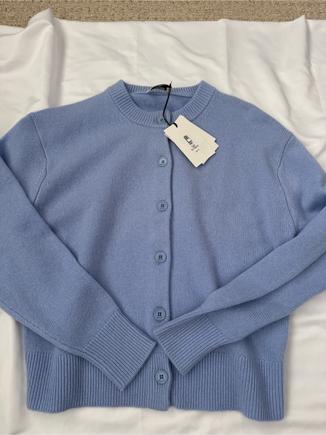 ARITZIA Cashmere Cardigan 2XS Sky Blue