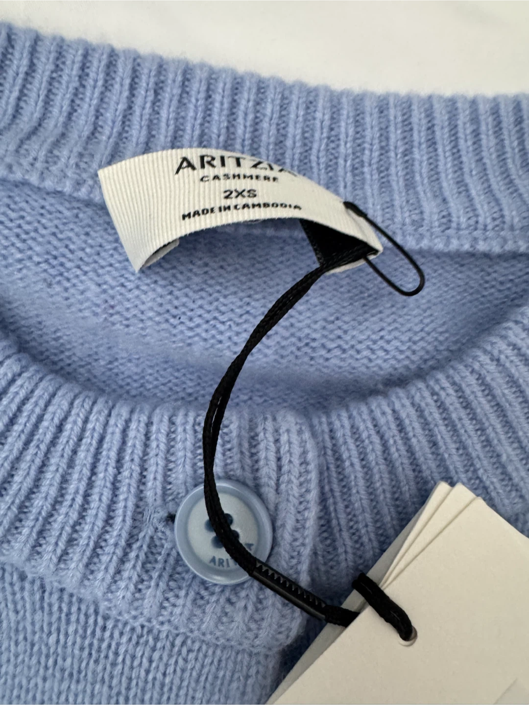 ARITZIA Cashmere Cardigan 2XS Sky Blue - photo 3