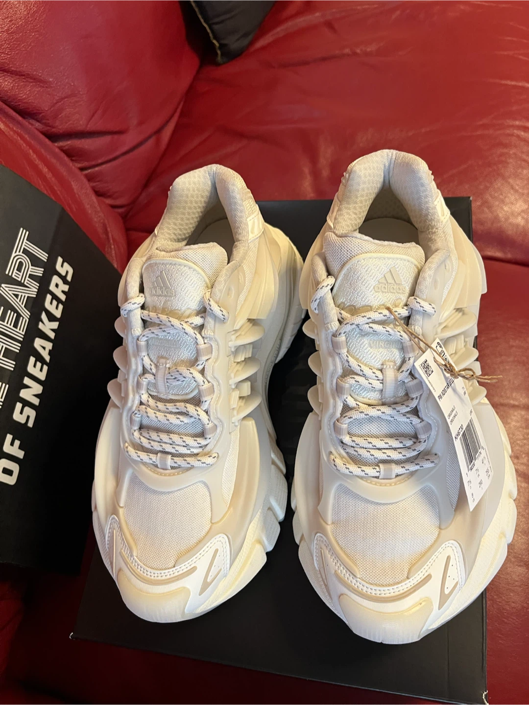 Adidas Pharell Williams Jellyfish Triple White Size 8 Brand New - photo 2