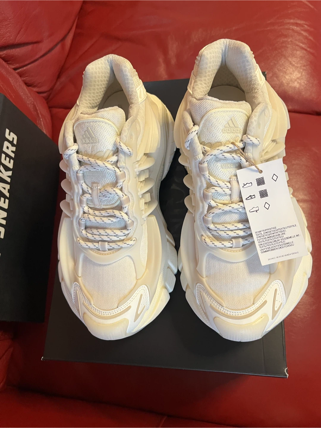 Adidas Pharell Williams Jellyfish Triple White Size 8 Brand New - photo 5