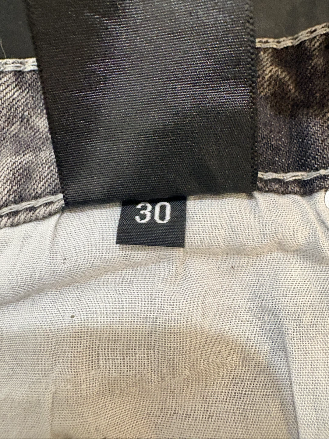 AMIRI Grey Distressed Jeans