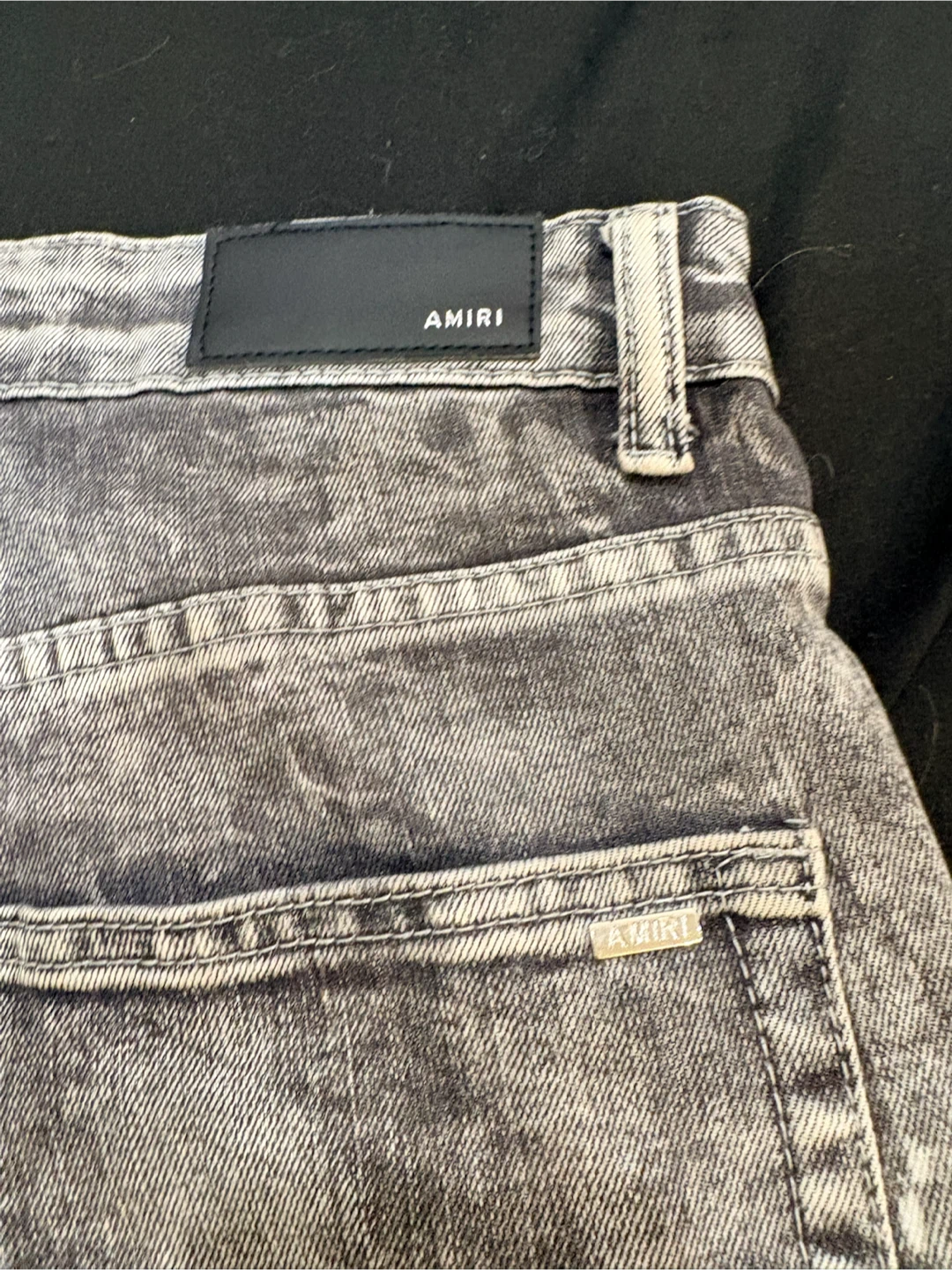 AMIRI Grey Distressed Jeans - photo 2