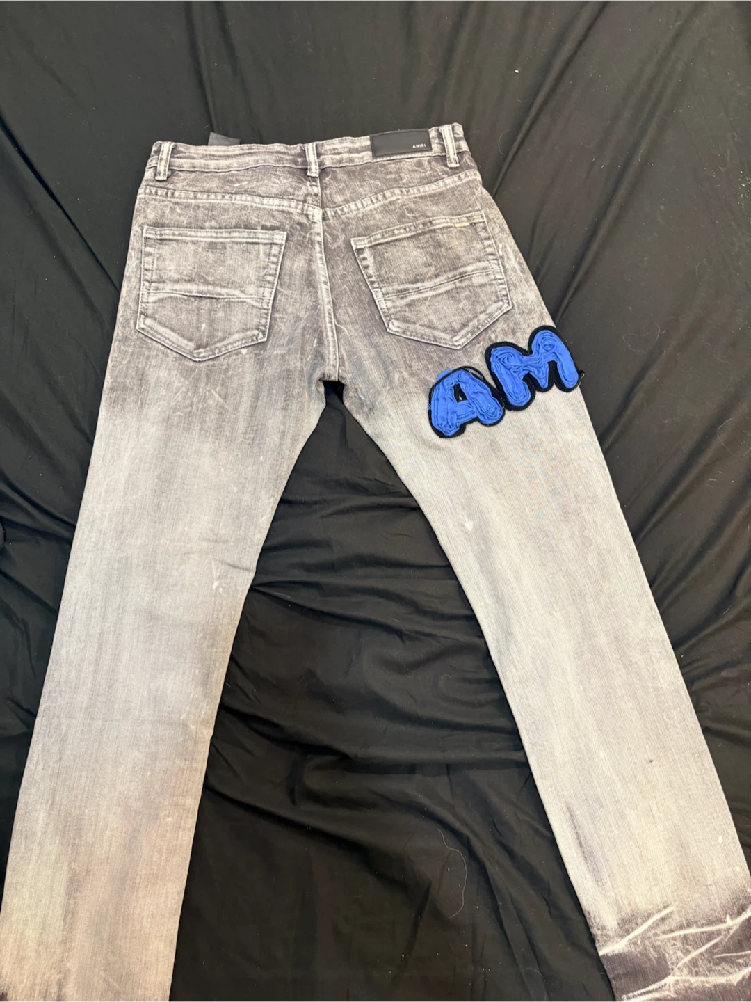 AMIRI Grey Distressed Jeans - photo 3