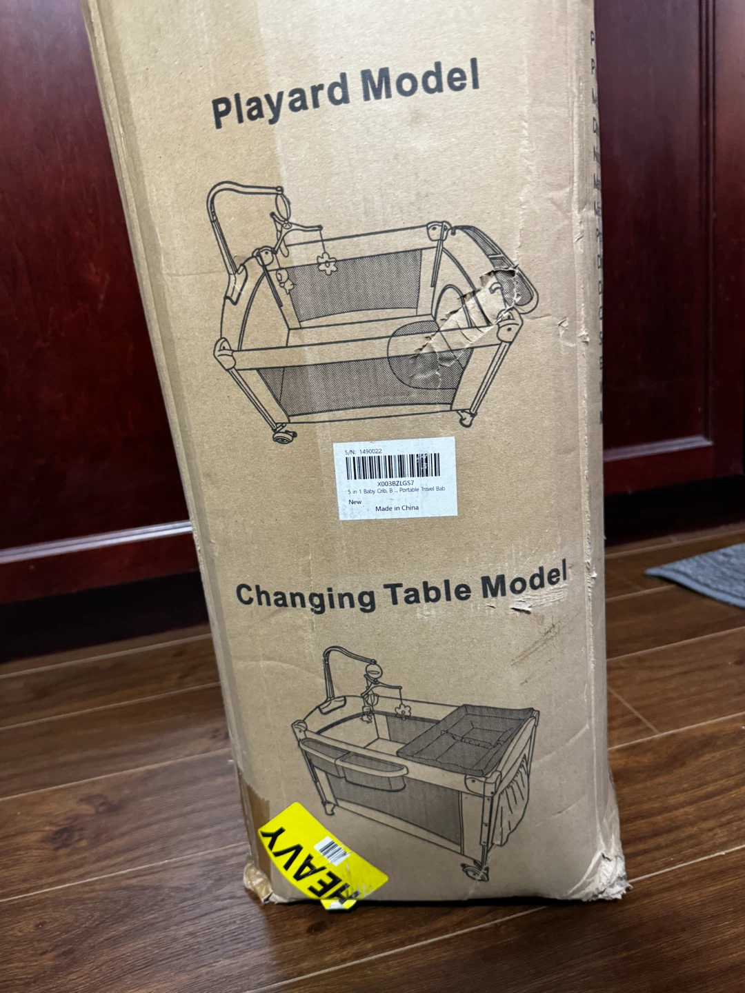 Baby Bassinet with Changing Table and Playard