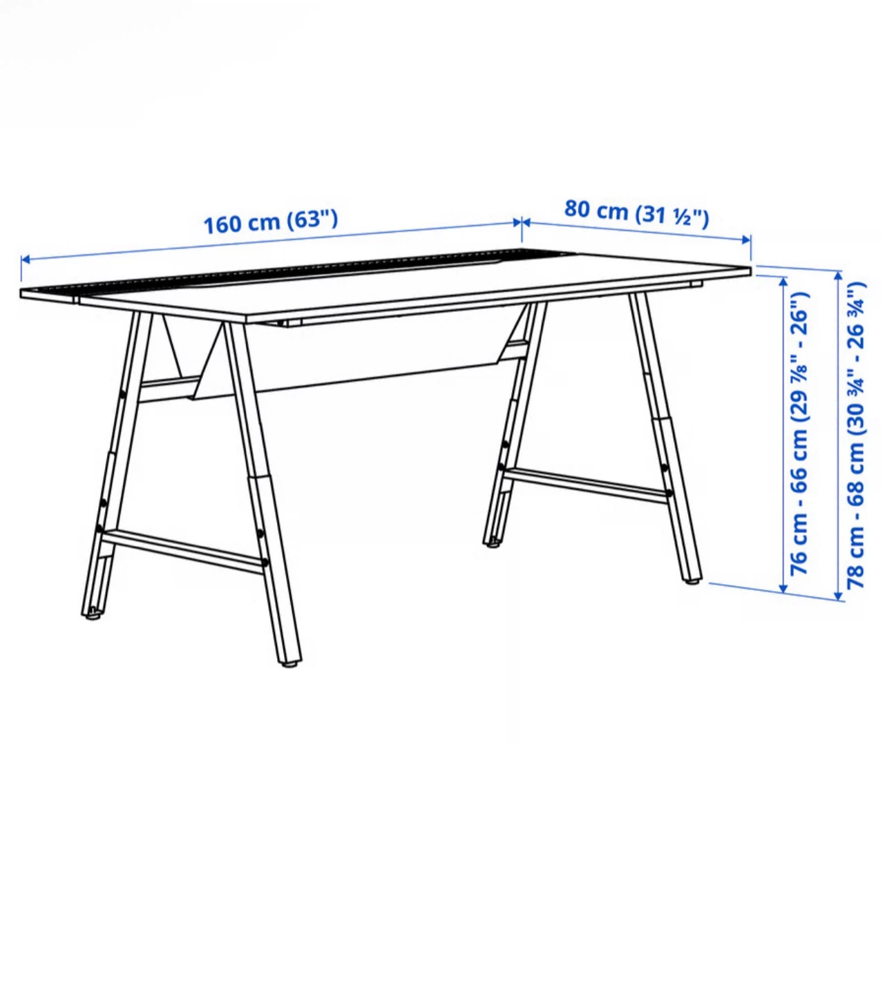 IKEA Desk - 160 cm - photo 2