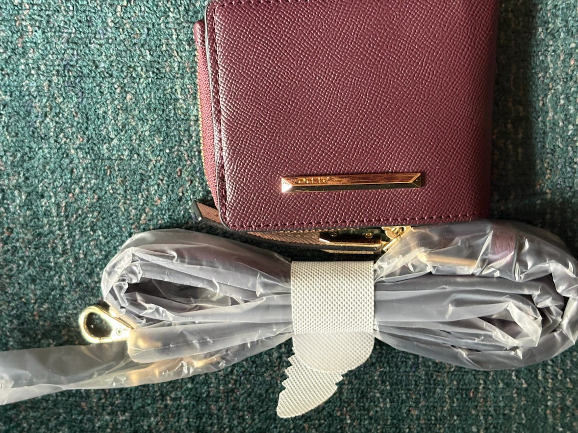 ALDO Burgundy Tote Handbag with Shoulder Strap - photo 2