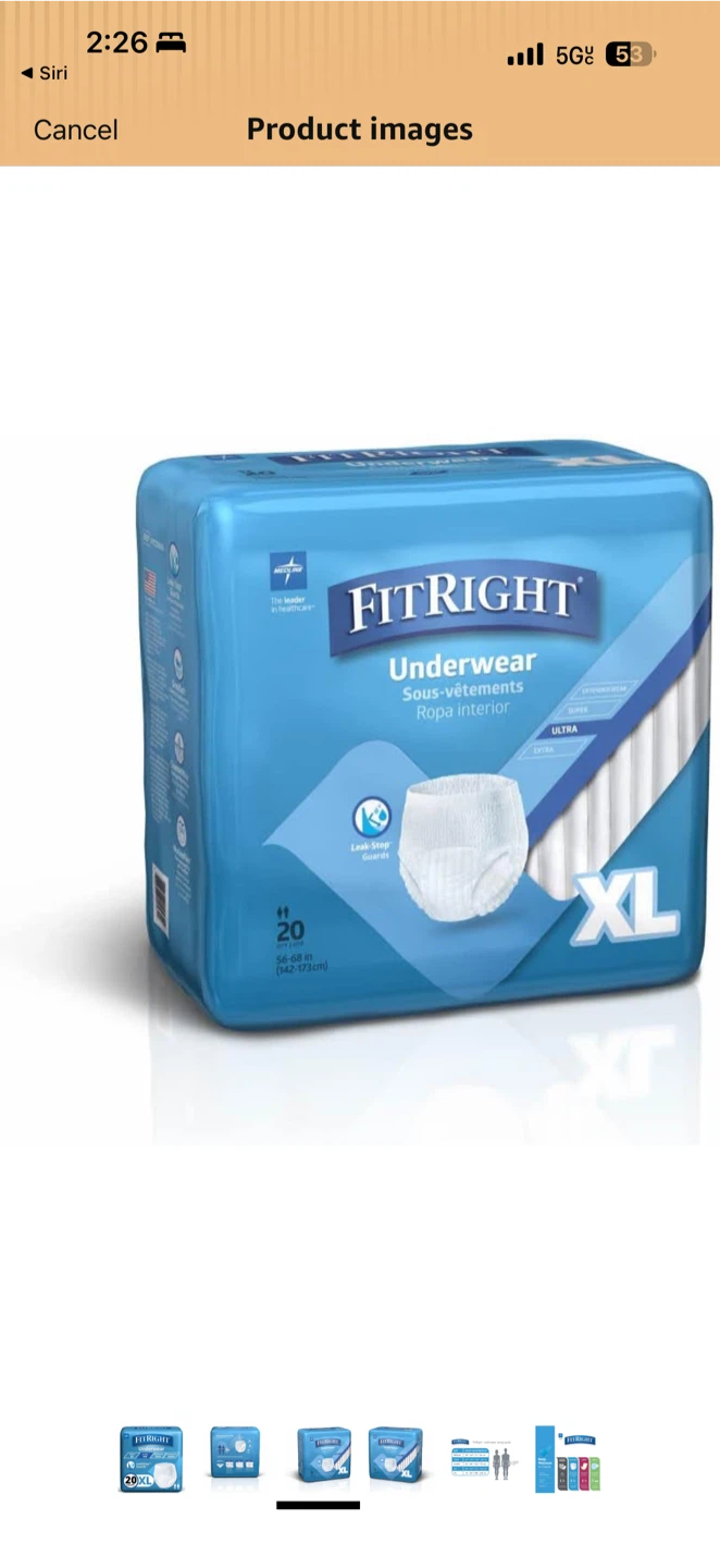 FitRight Underwear XL - 20 Count - photo 5