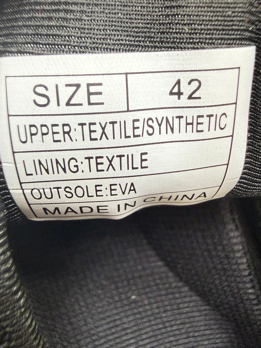 Black Knit Running Shoes - Size 42 - photo 2