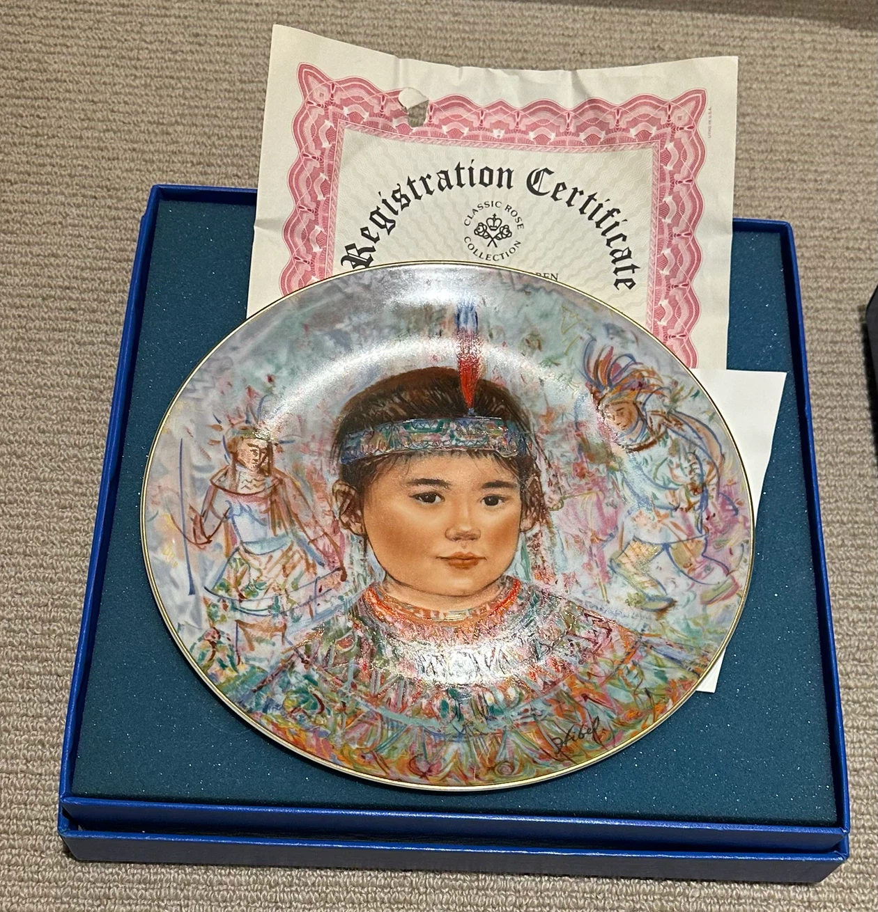 Edna Hibel Nobility of Children Collector Plate Set - photo 4