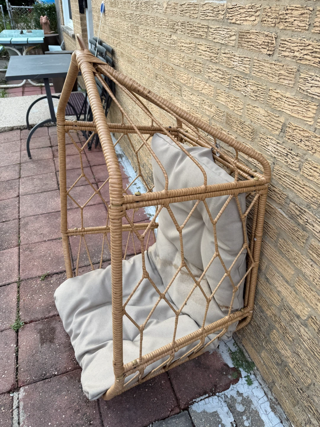 Wicker Hanging Chair with Cushion - photo 3