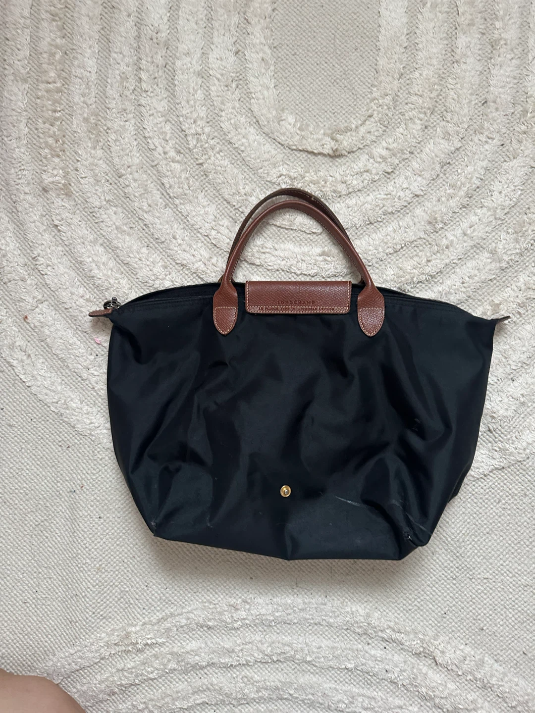 Black longchamp shoulder purse - photo 2