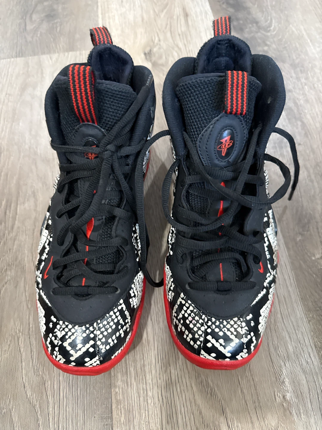 Nike Little Posite One Snake Skin Shoes size 7Y