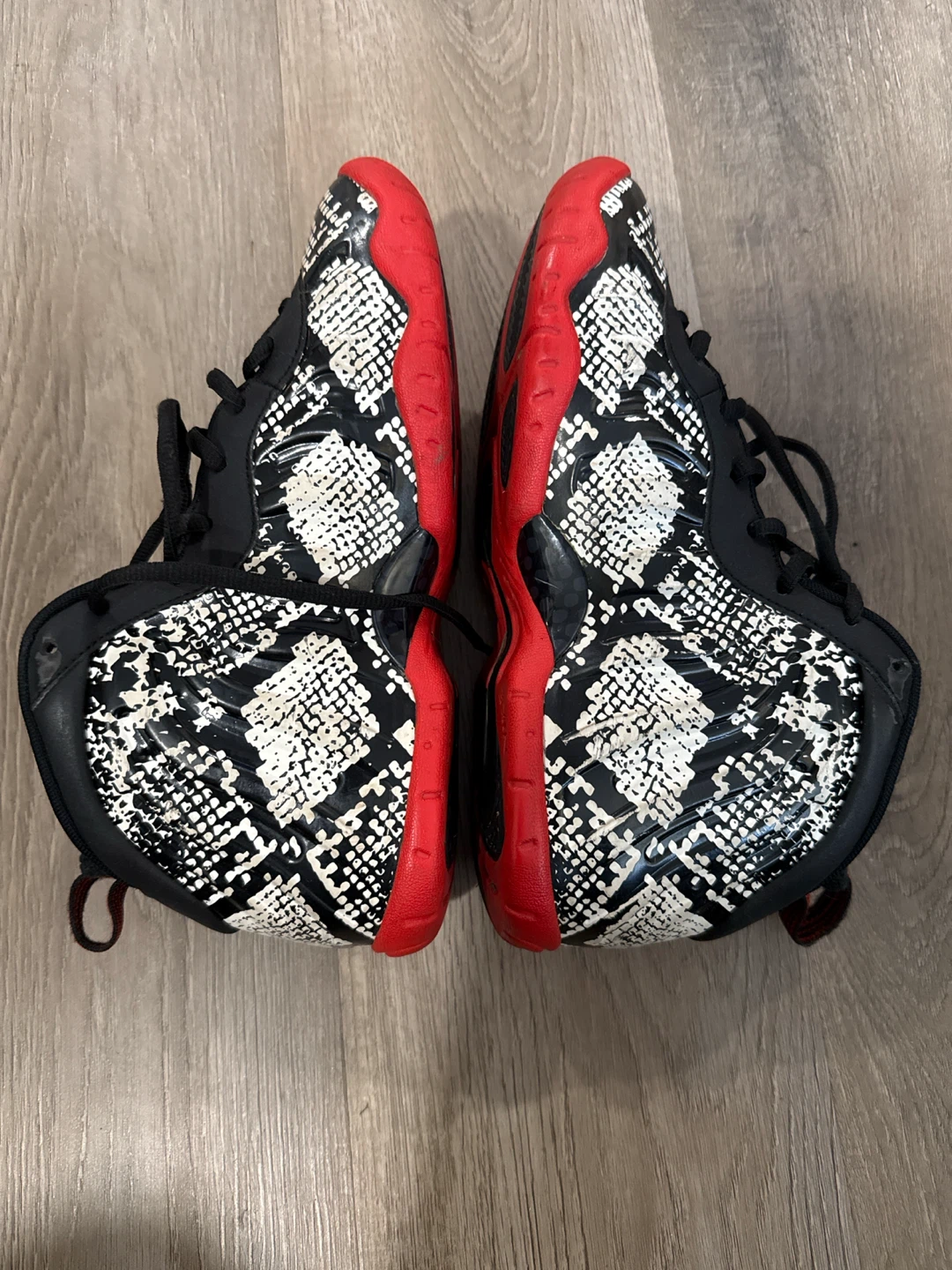 Nike Little Posite One Snake Skin Shoes size 7Y - photo 5