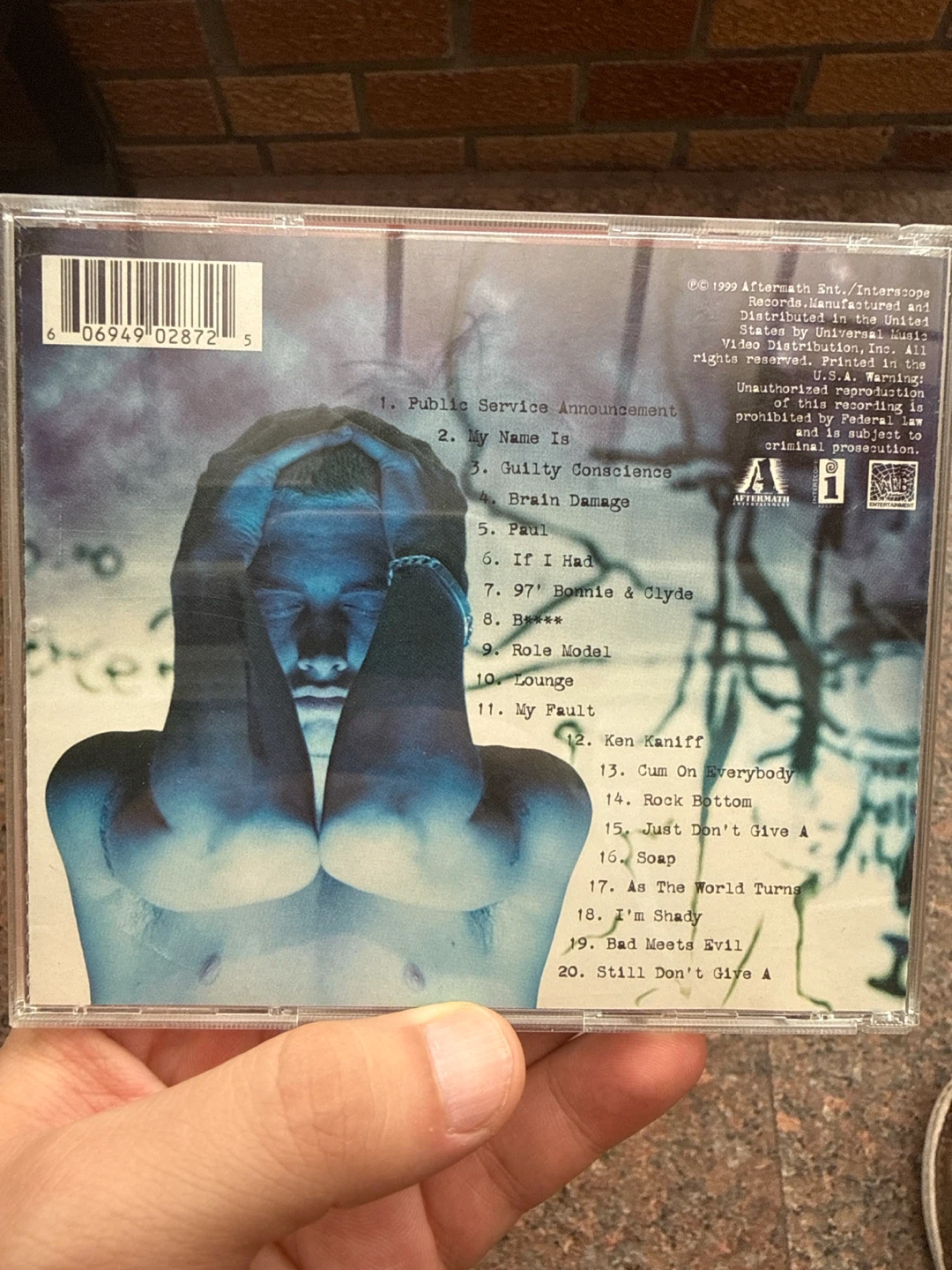 Eminem The Slim Shady LP CD - photo 2