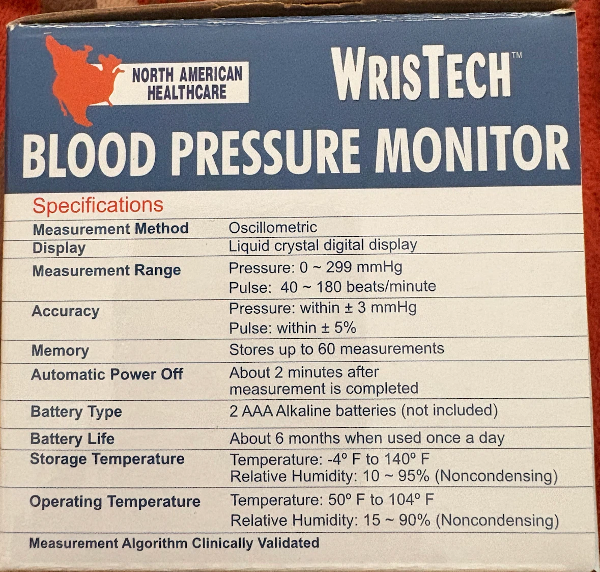 WrisTech Blood Pressure Monitor - photo 2