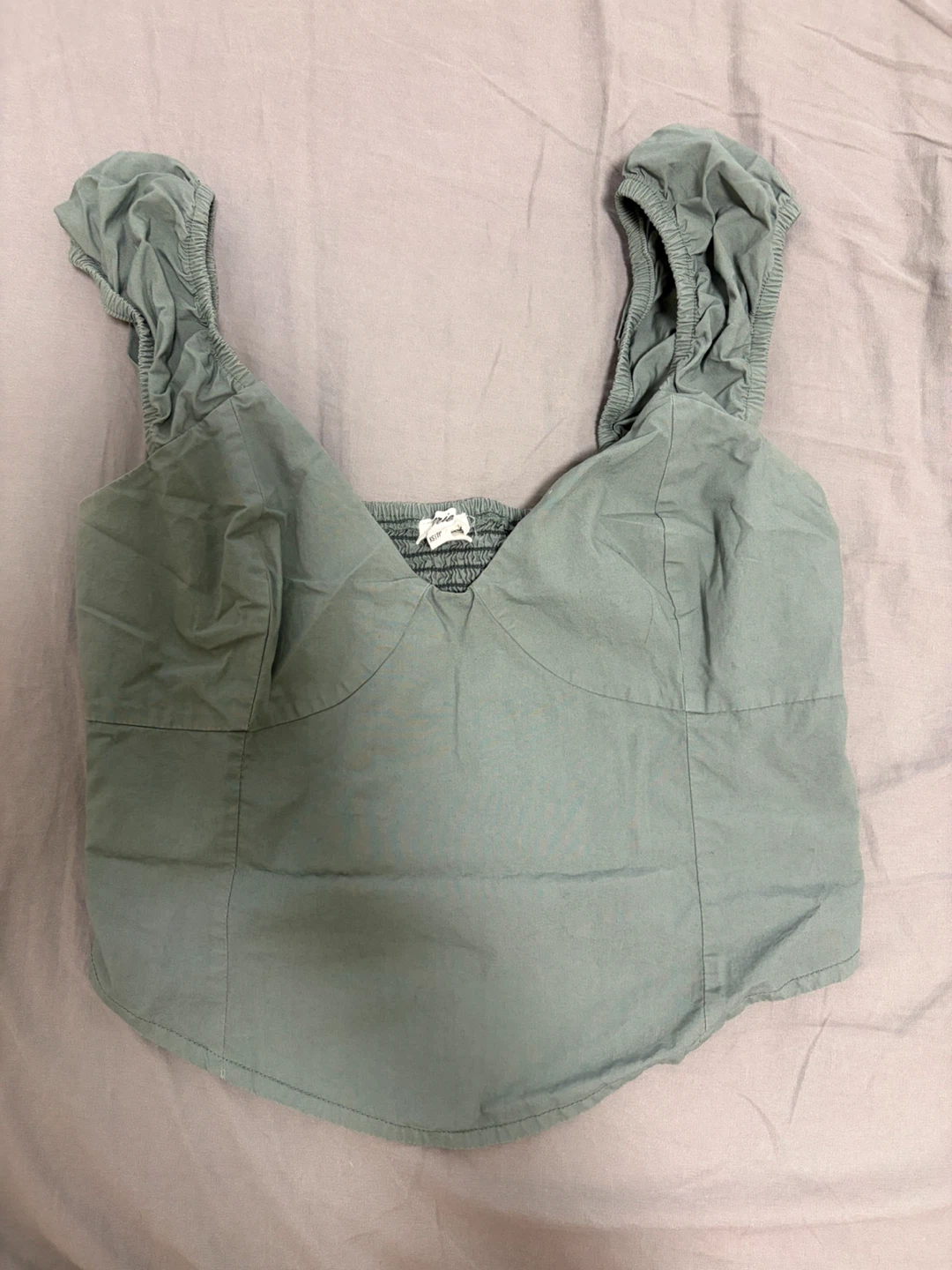 Aerie Smocked Crop Top - XS/TP