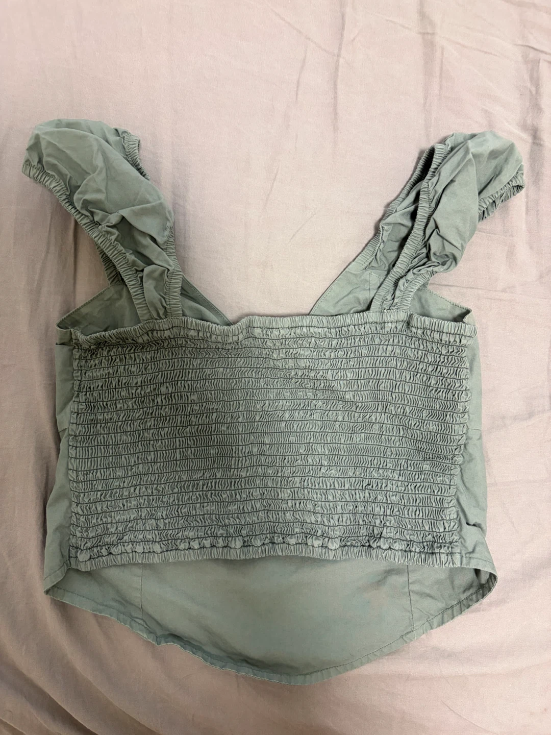 Aerie Smocked Crop Top - XS/TP - photo 3
