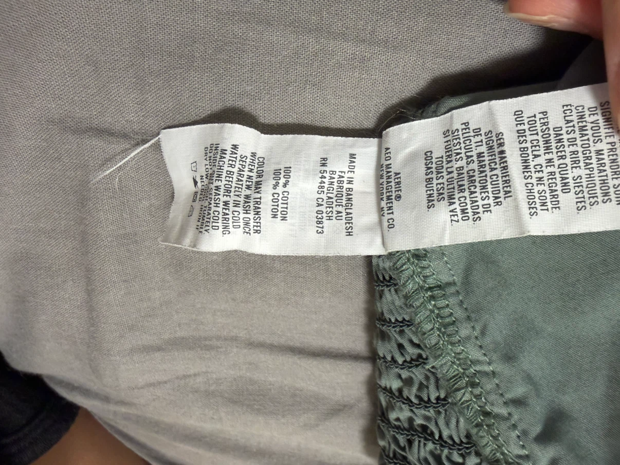 Aerie Smocked Crop Top - XS/TP - photo 4