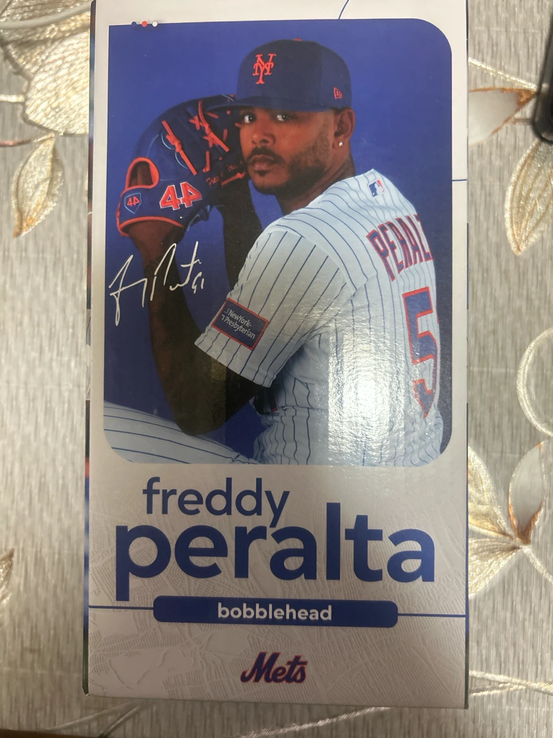 Freddy Peralta Mets Bobblehead