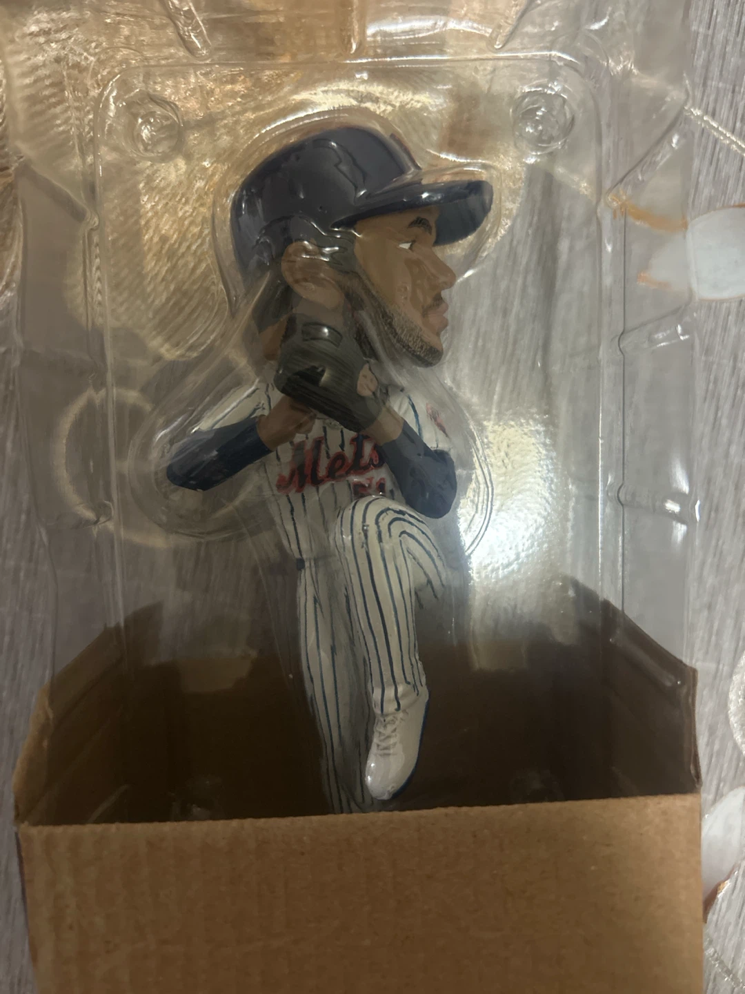 Freddy Peralta Mets Bobblehead - photo 2