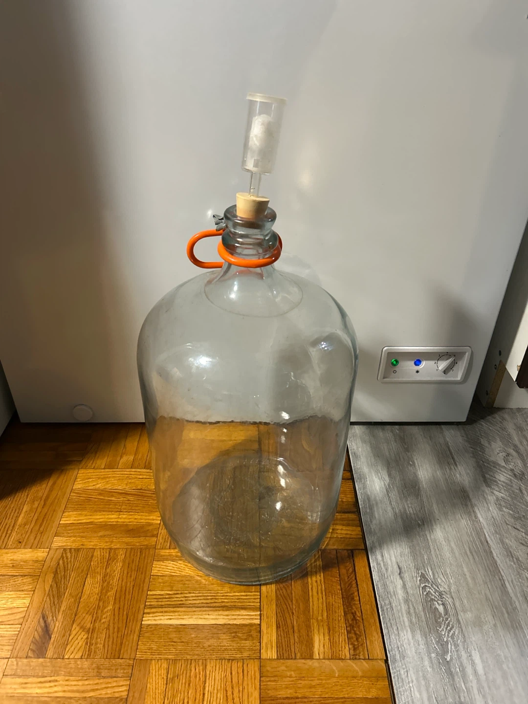 Glass Carboy with Airlock and Stopper