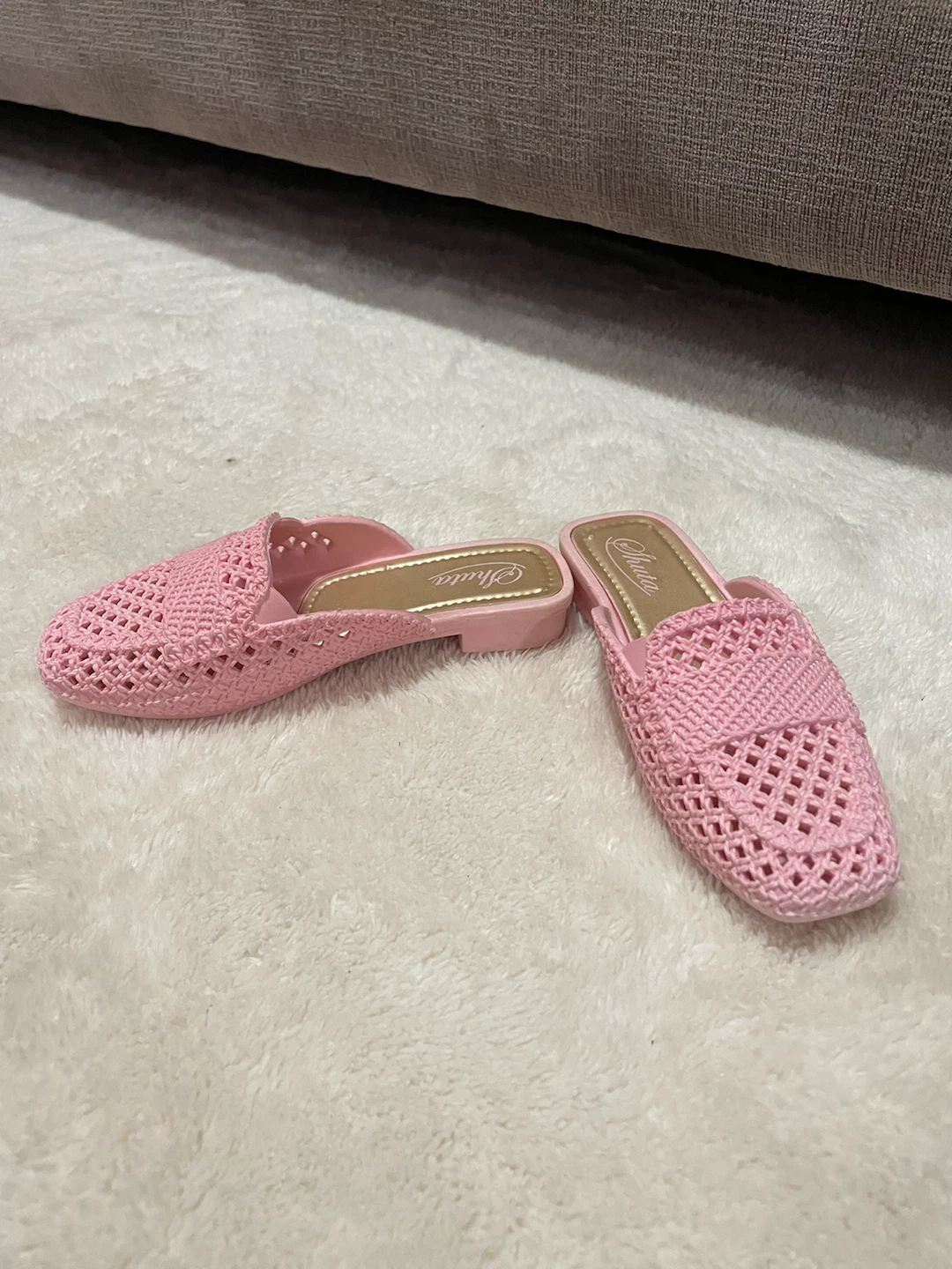 Kids Pink Mules Slip-on Flats - photo 2