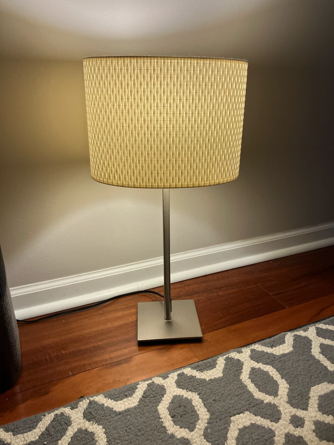 IKEA Woven Drum Table Lamp