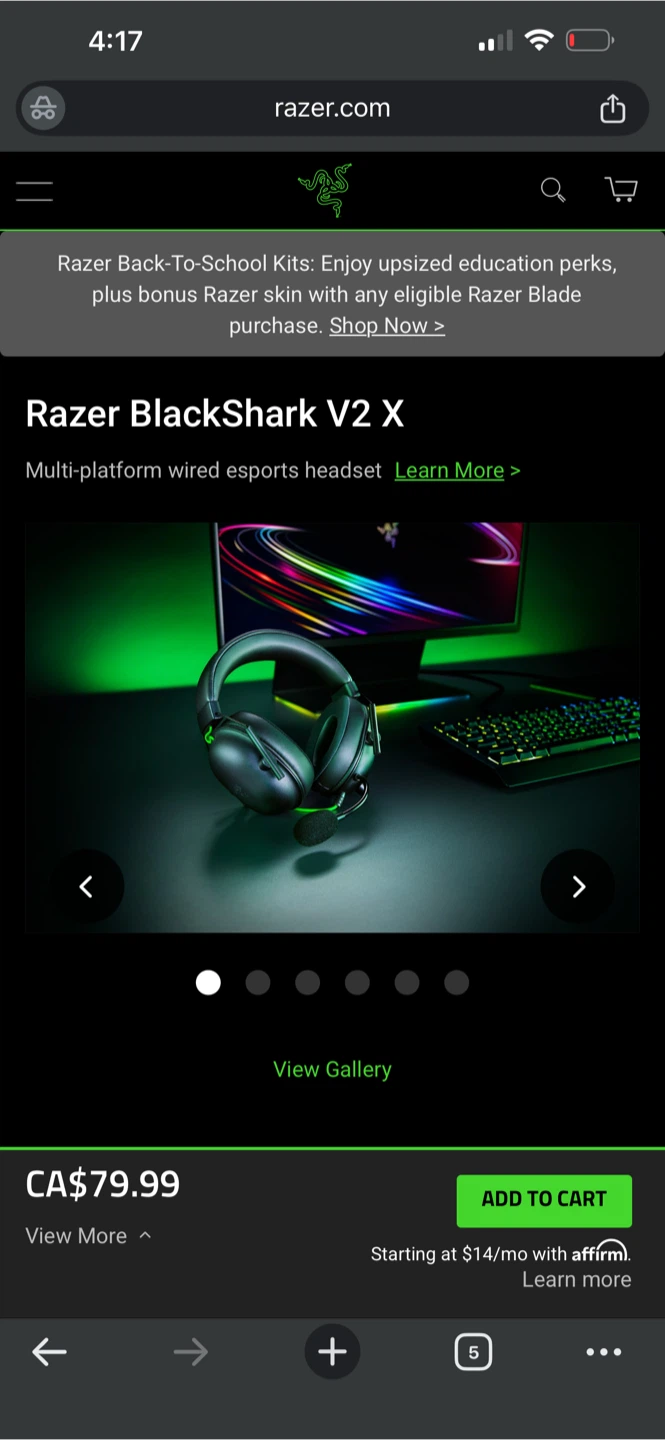 Razer BlackShark V2 Headset - photo 3