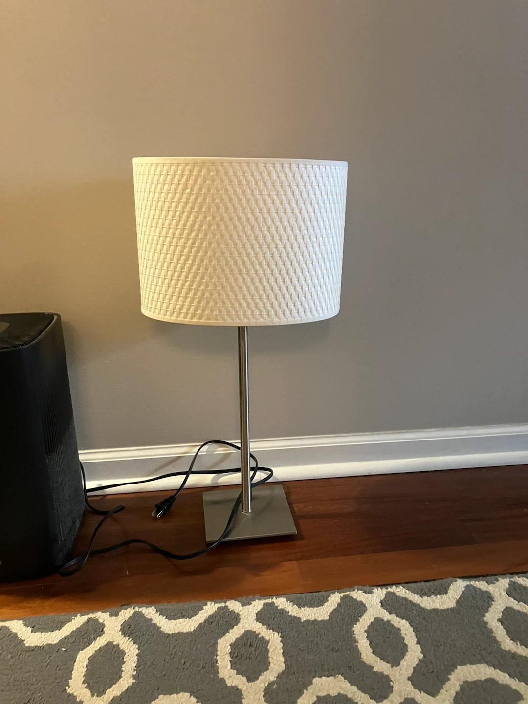IKEA Woven Drum Table Lamp - photo 2