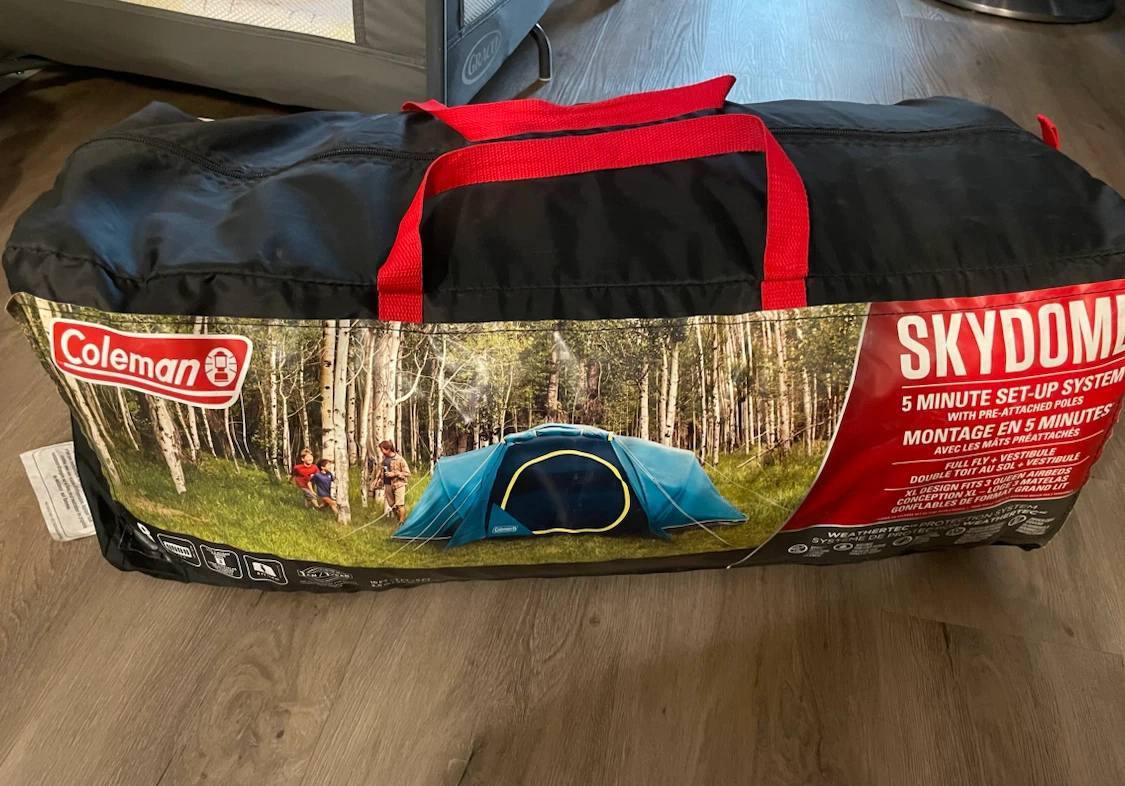 Coleman Skydome XL 8-Person Tent (Used Twice Only)