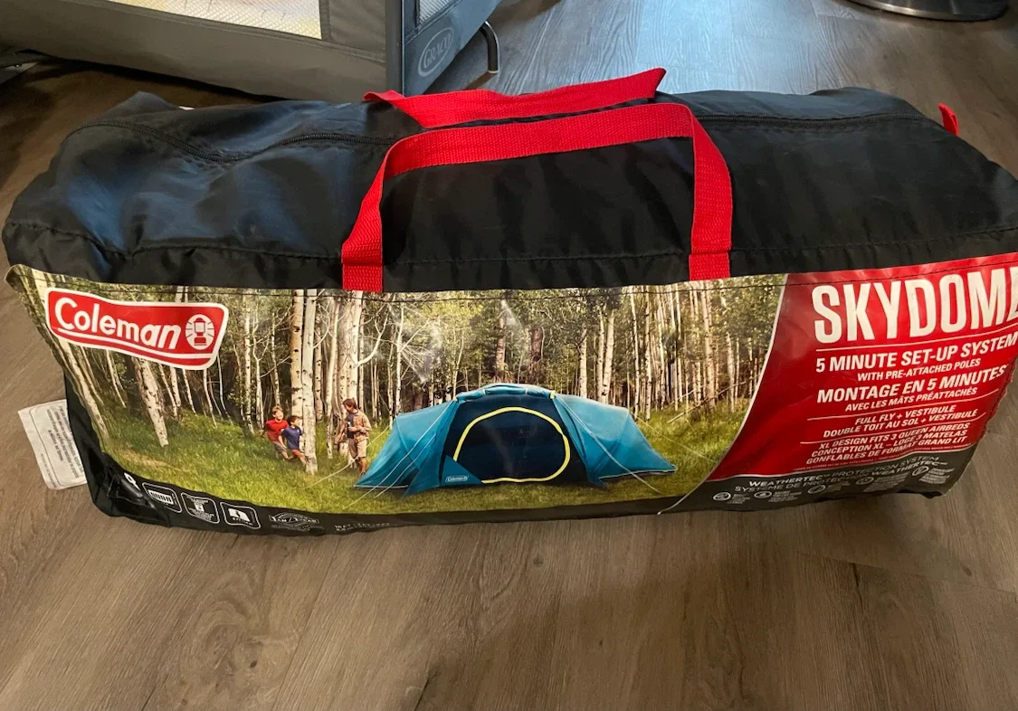 Coleman Skydome XL 8-Person Tent (Used Twice Only)
