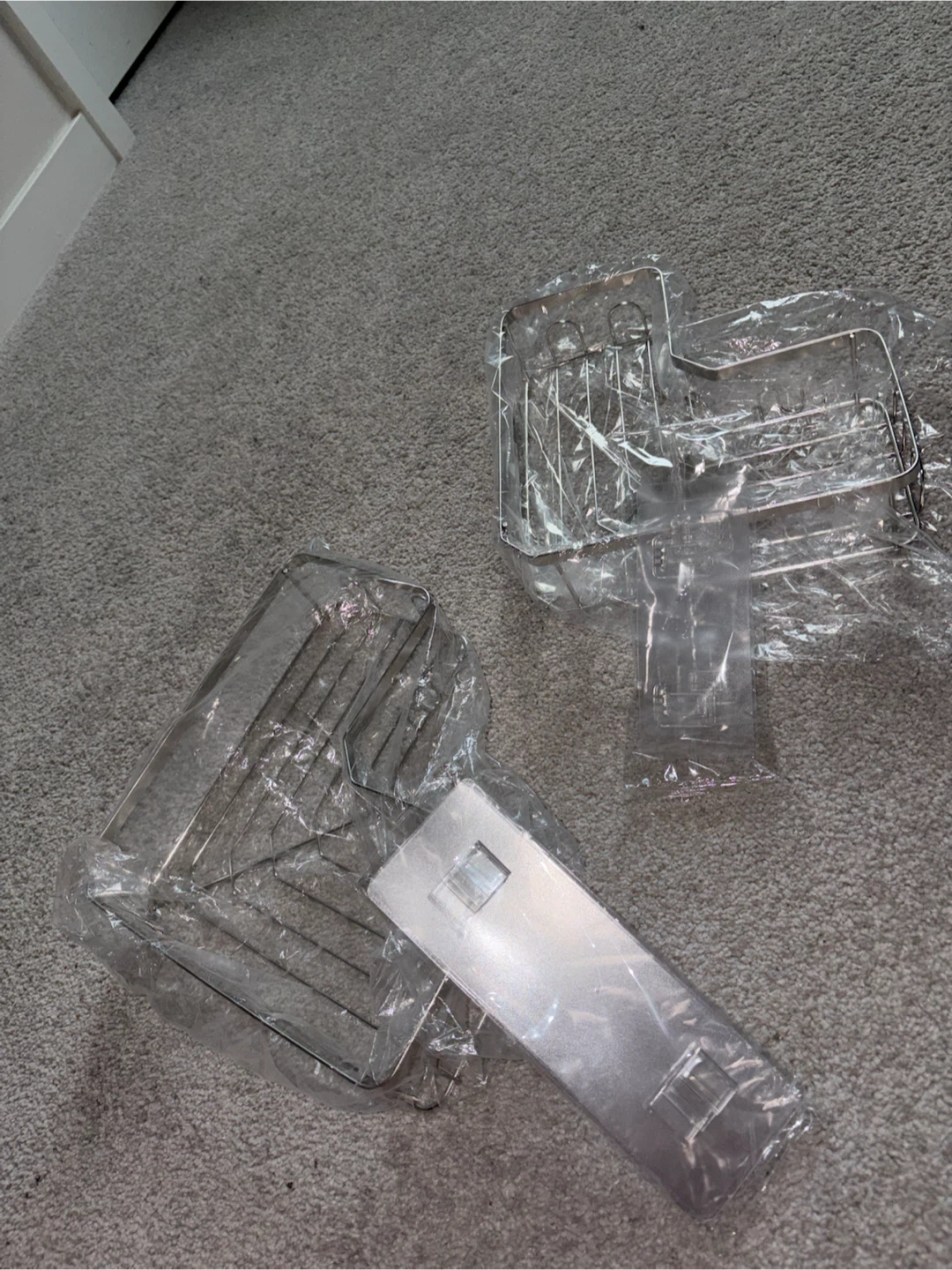 New Stainless Steel Shower Caddy Organizers (Set of 2) - photo 4