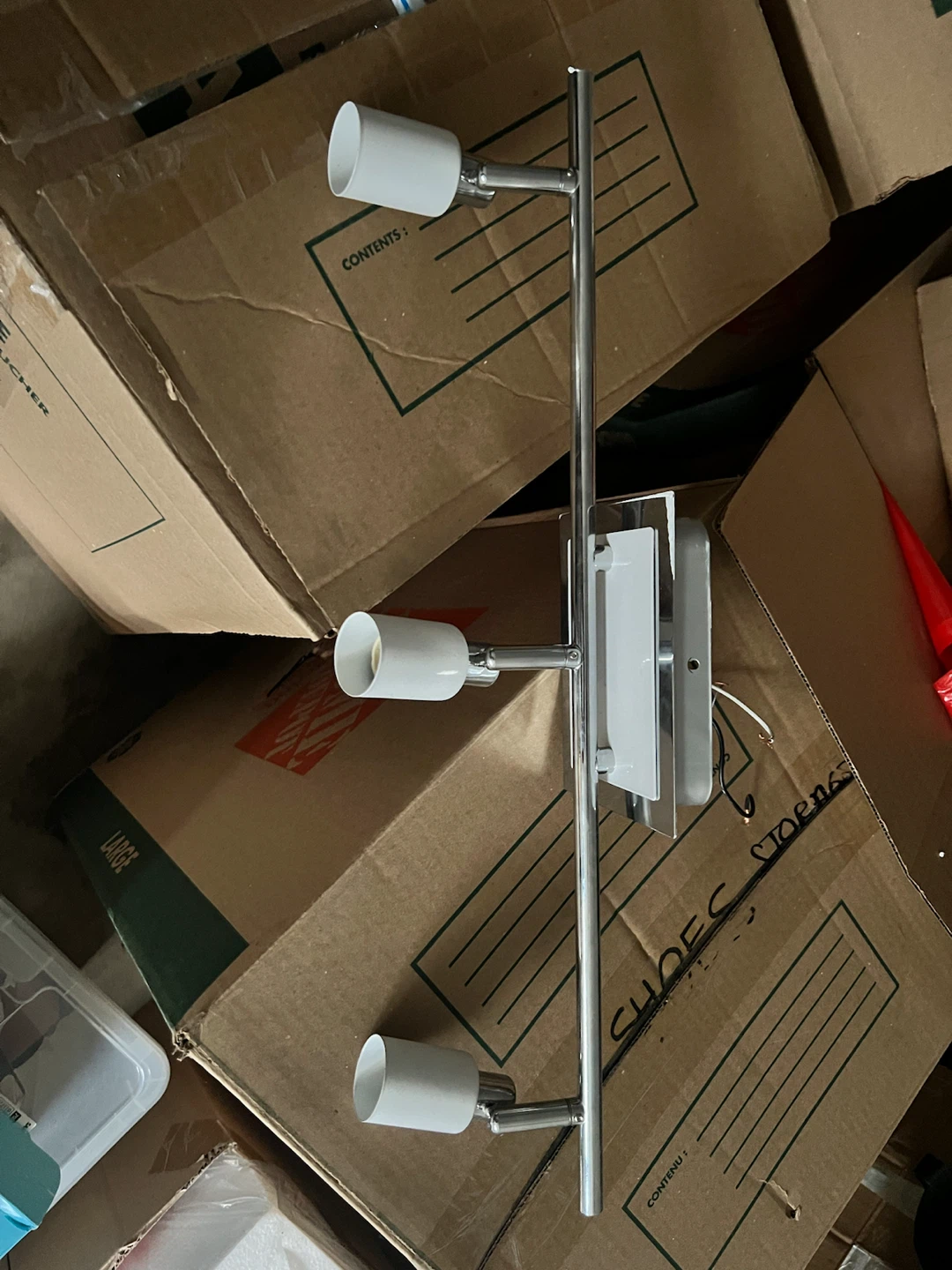 3-Light Track Light Fixture